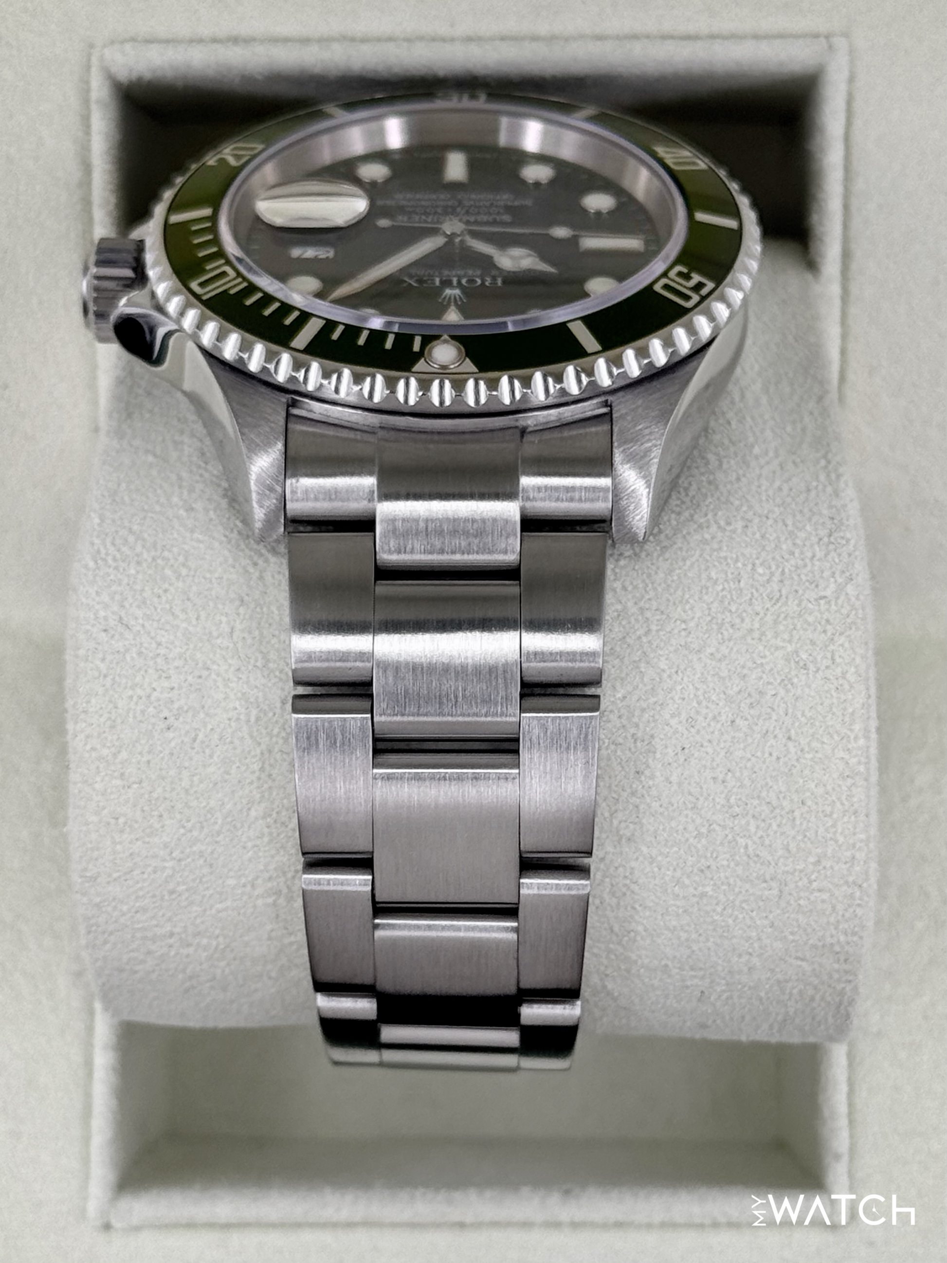 2005 Rolex Submariner "Kermit" 40mm 16610 Stainless Steel Black Dial - MyWatchLLC