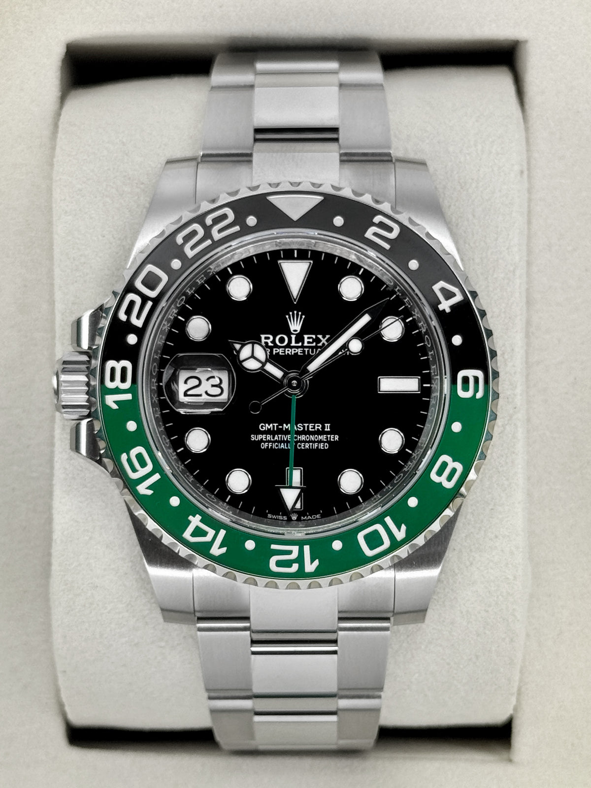 NEW 2026 Rolex GMT-Master II Sprite 40mm 126720VTNR Oyster (NEW STYLE CARD)