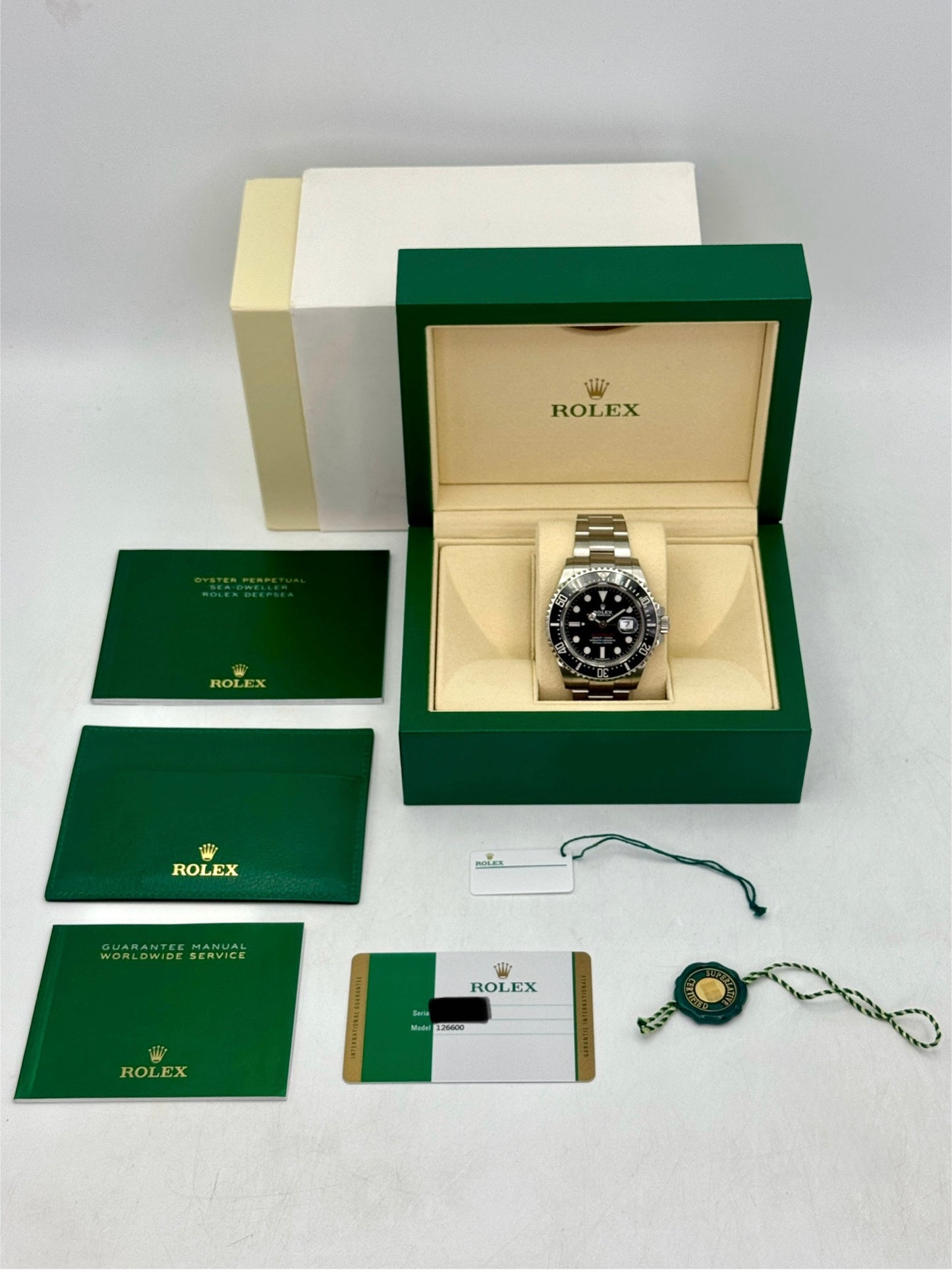 2018 Rolex Sea-Dweller 43mm 126600 Black Dial