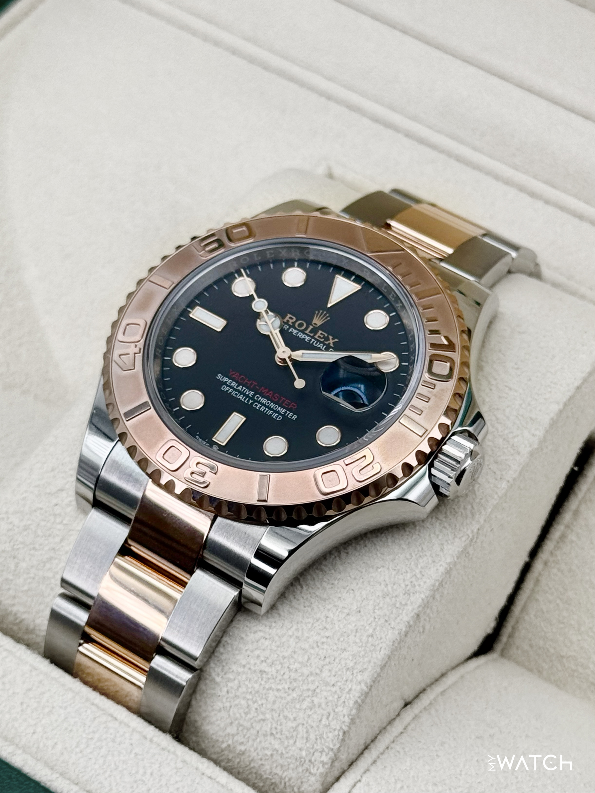 2021 Rolex Yacht-Master 40mm 126621 Two-Tone Black Dial - MyWatchLLC