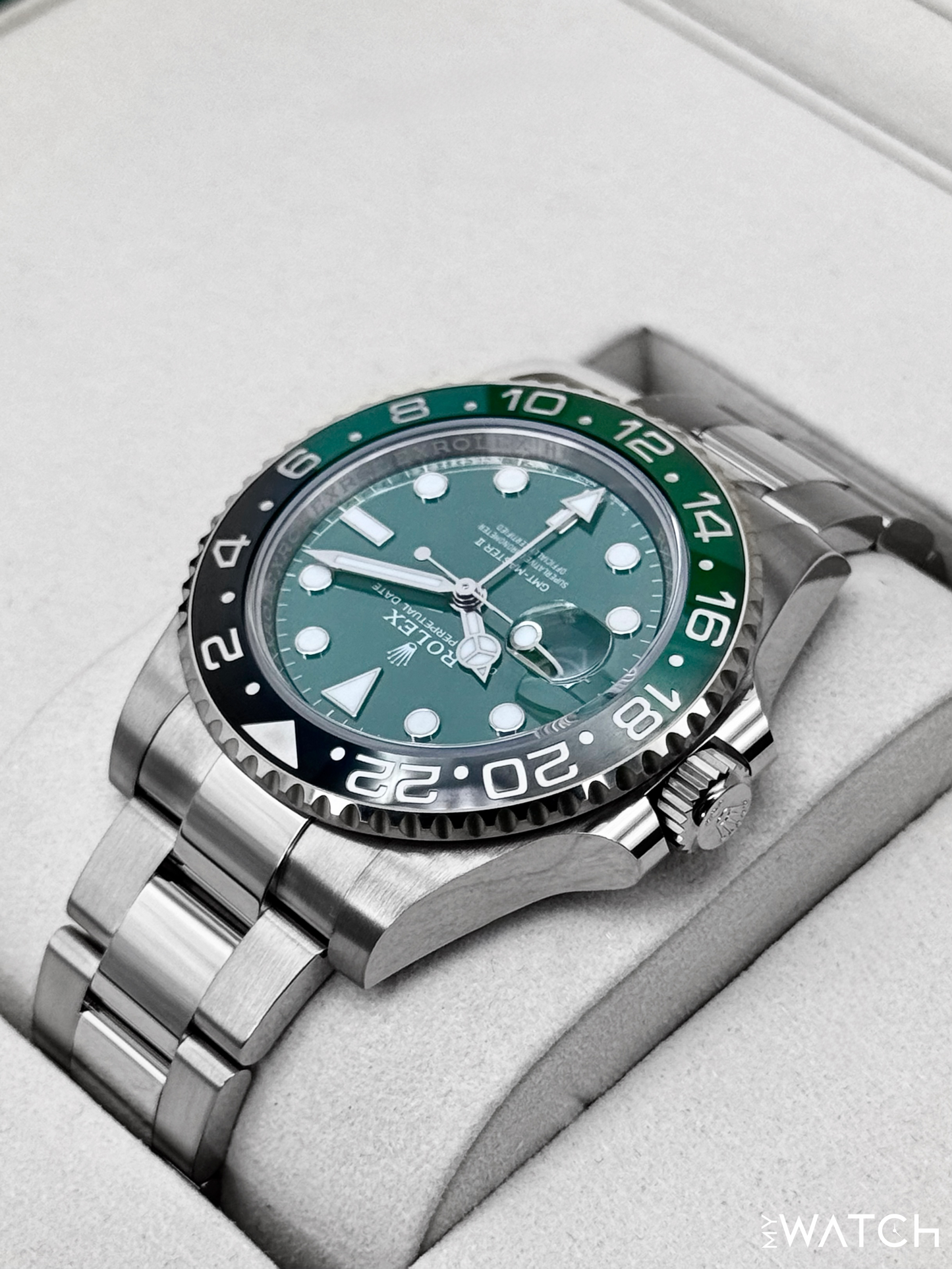 NEW 2025 Rolex GMT-Master II "Sprite" 40mm 126729VTNR White Gold Oyster - MyWatchLLC
