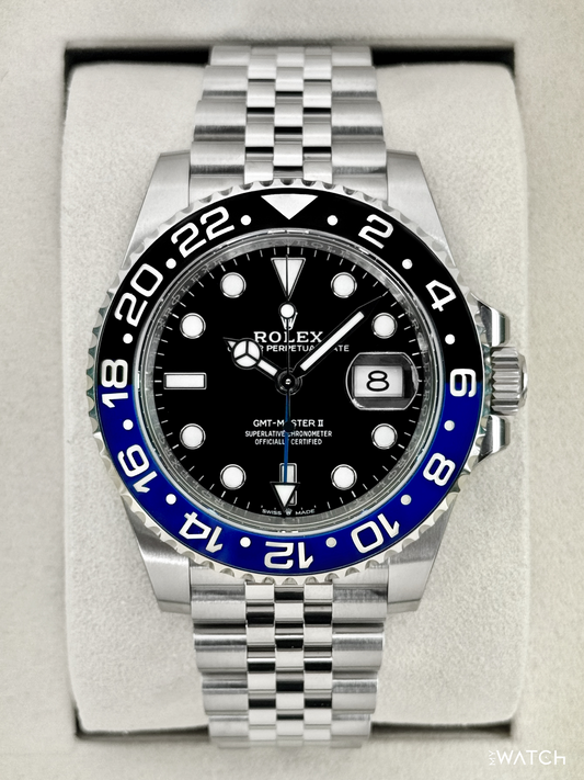 NEW 2026 Rolex GMT-Master II "Batgirl" 40mm 126710BLNR Jubilee (STICKERED) - MyWatchLLC