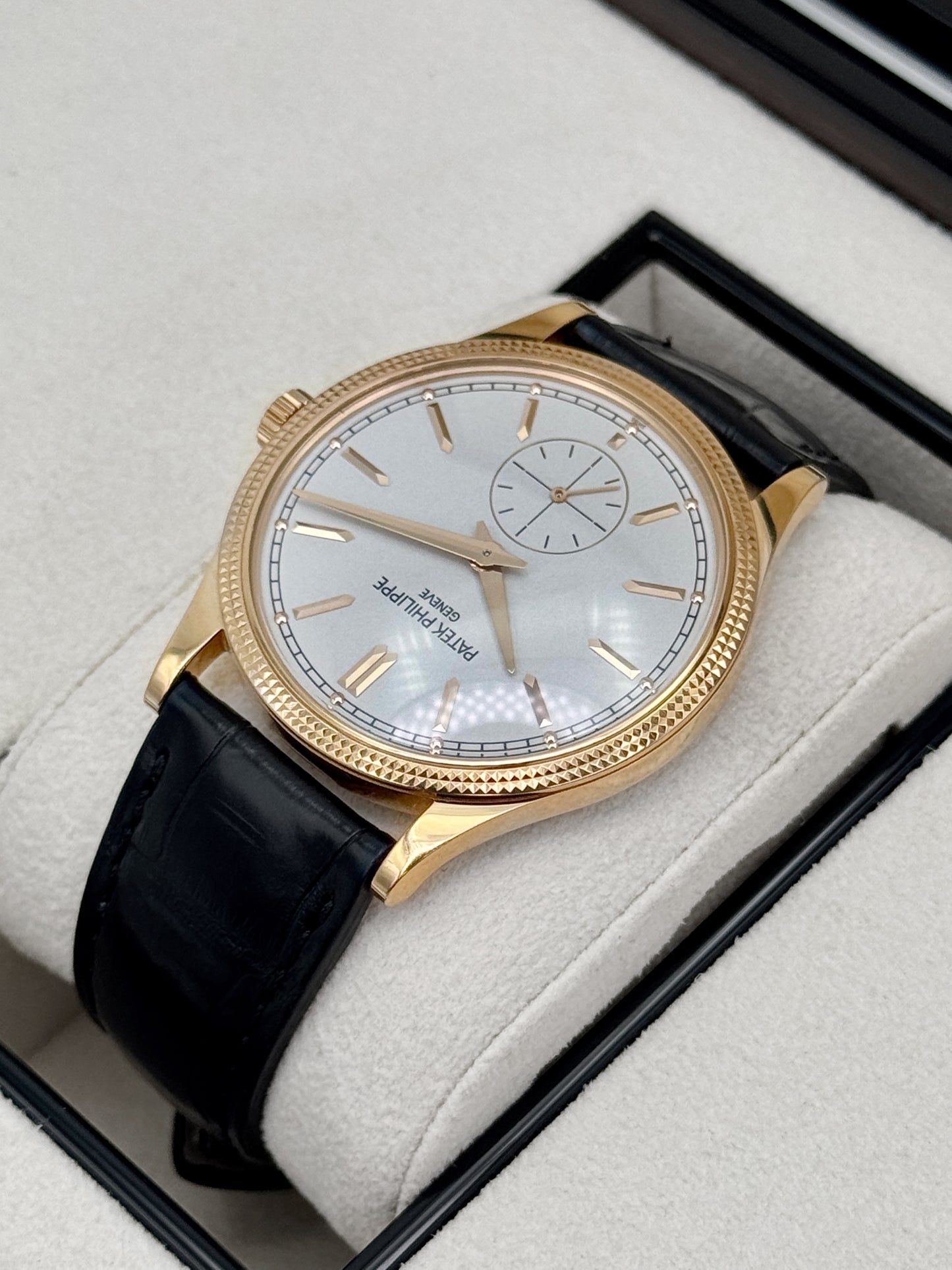 2023 Patek Philippe Calatrava 40mm 6119R Rose Gold White Dial