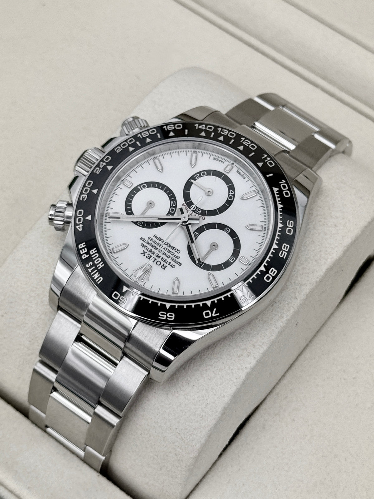 NEW 2026 Rolex Daytona 40mm 126500LN Stainless Steel Panda Dial (STICKERED)