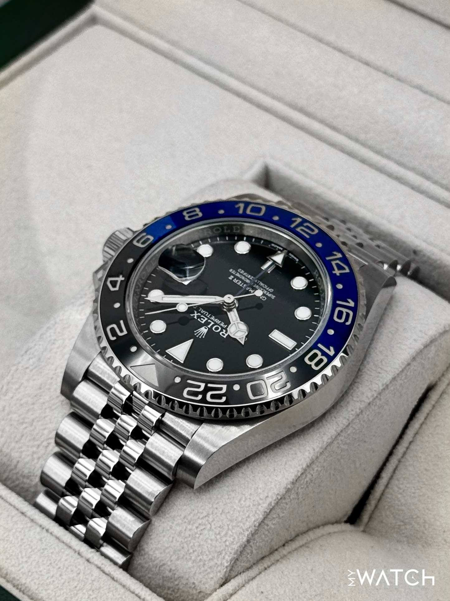 2024 Rolex GMT-Master II "Batgirl" 40mm 126710BLNR Jubilee Black Dial - MyWatchLLC