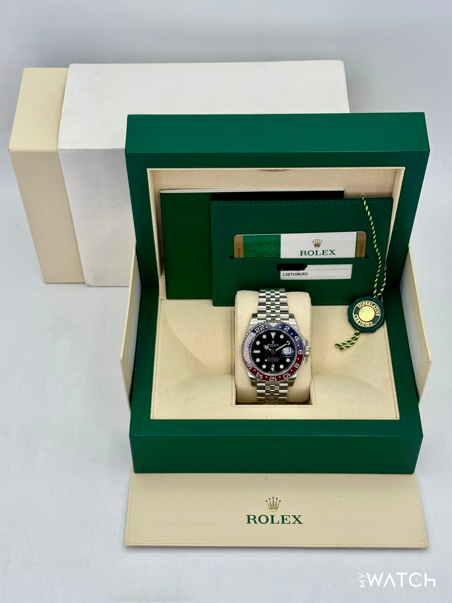 2018 Rolex GMT-Master II "Pepsi" 40mm 126710BLRO Jubilee - MyWatchLLC