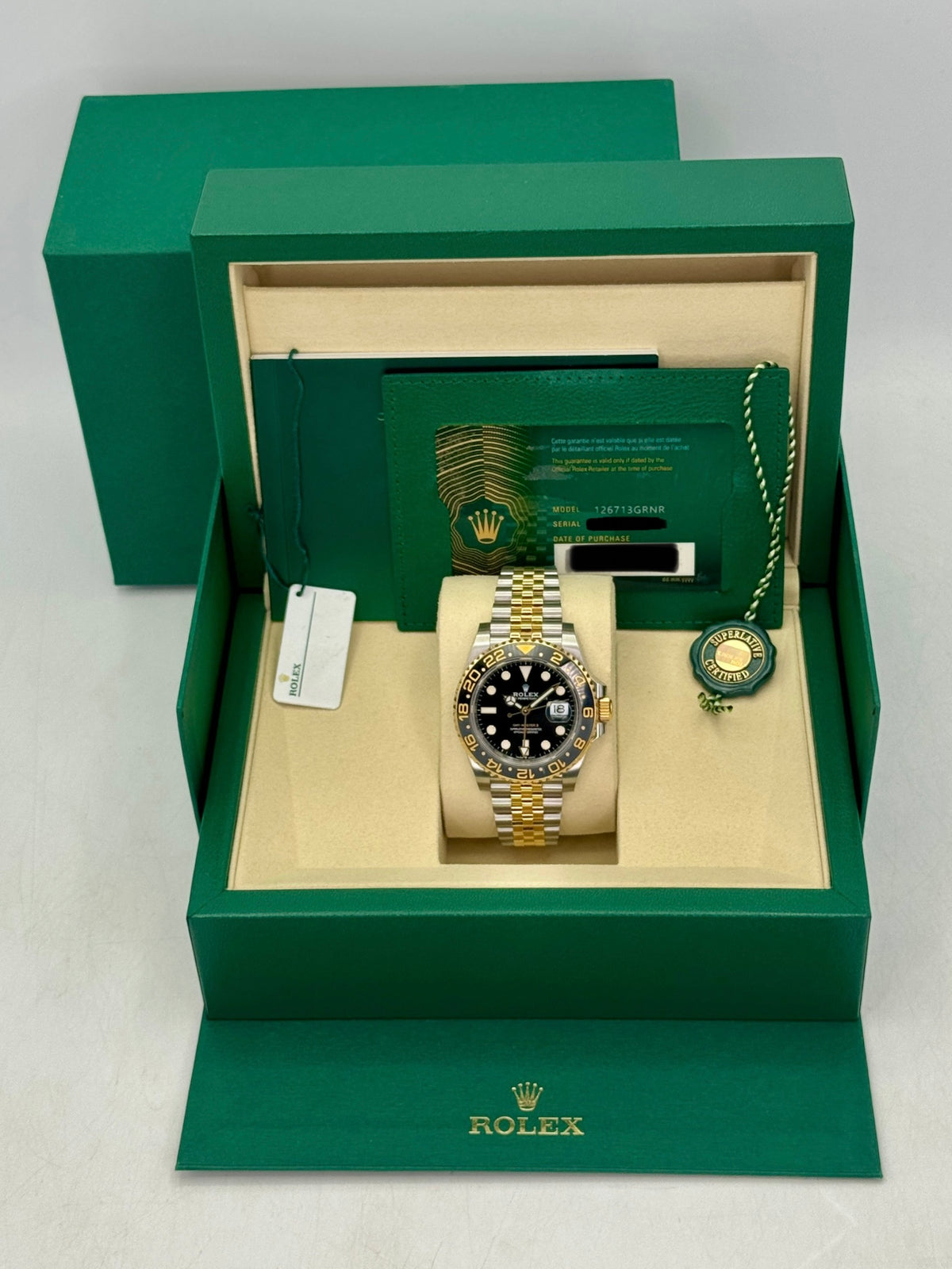 2025 Rolex GMT-Master II Zombie 40mm 126713GRNR Two-Tone Jubilee - MyWatchLLC