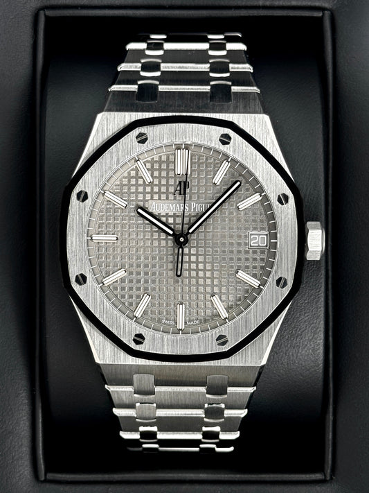 2022 Audemars Piguet Royal Oak 41mm 15500ST Stainless Steel Grey Dial - MyWatchLLC