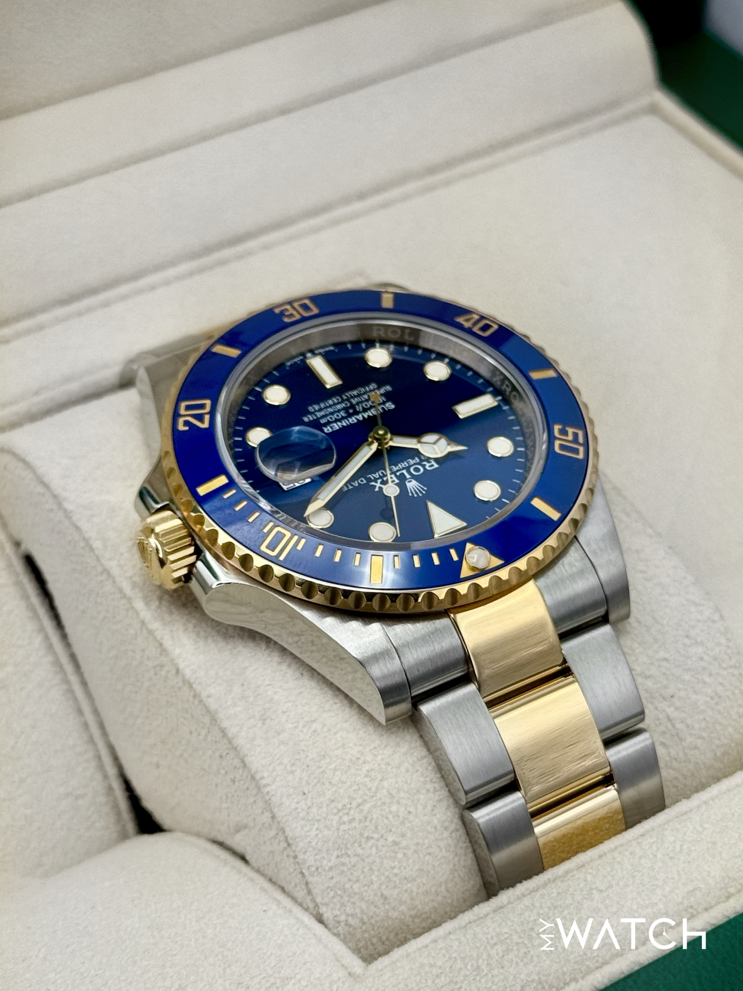 2022 Rolex Submariner "Bluesy" 41mm 126613LB Two-Tone Blue Dial