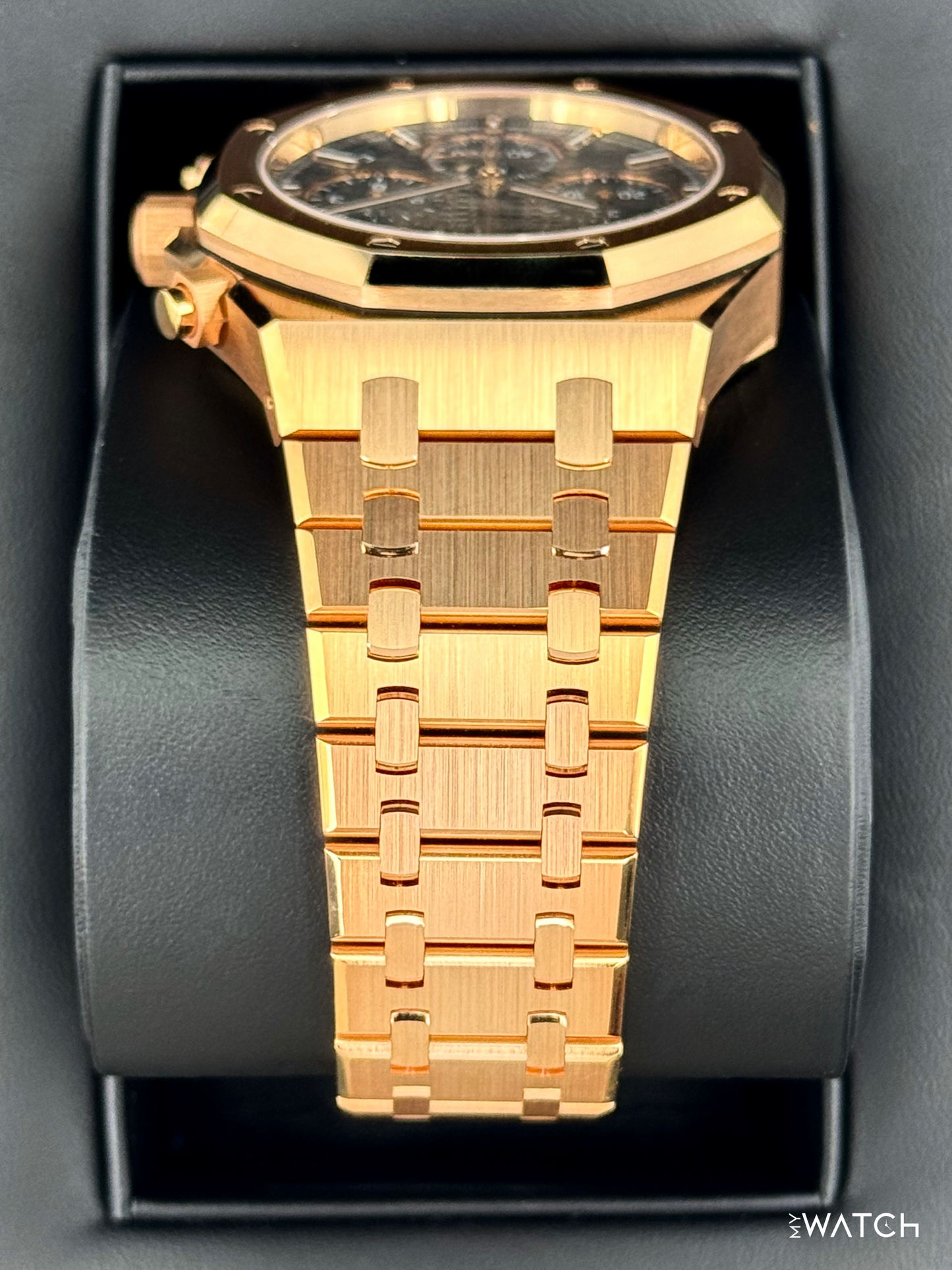 2024 Audemars Piguet Royal Oak Chronograph 41mm 26240OR Green Dial - MyWatchLLC