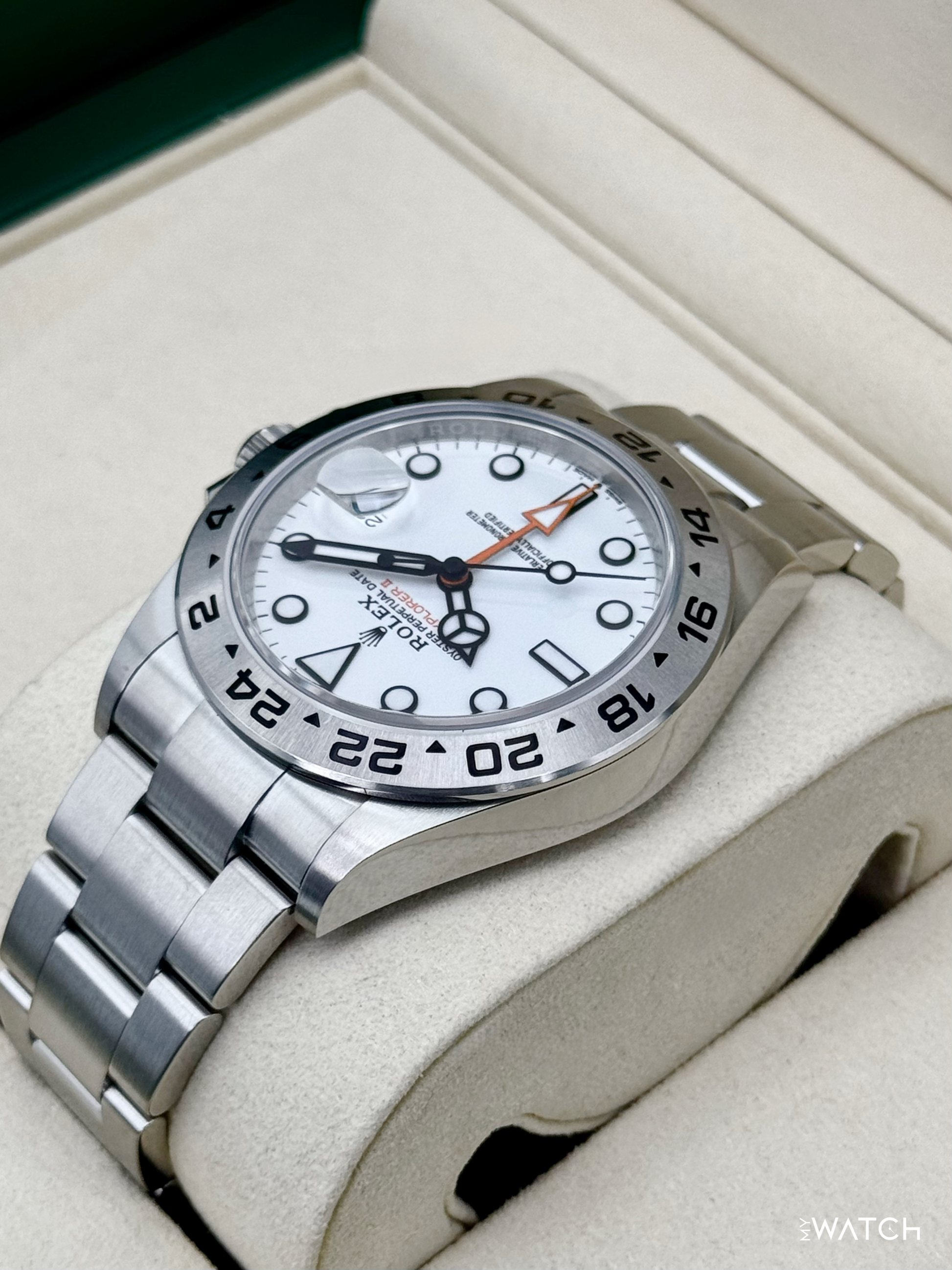 2025 Rolex Explorer II 42mm 226570 Polar White Dial - MyWatchLLC