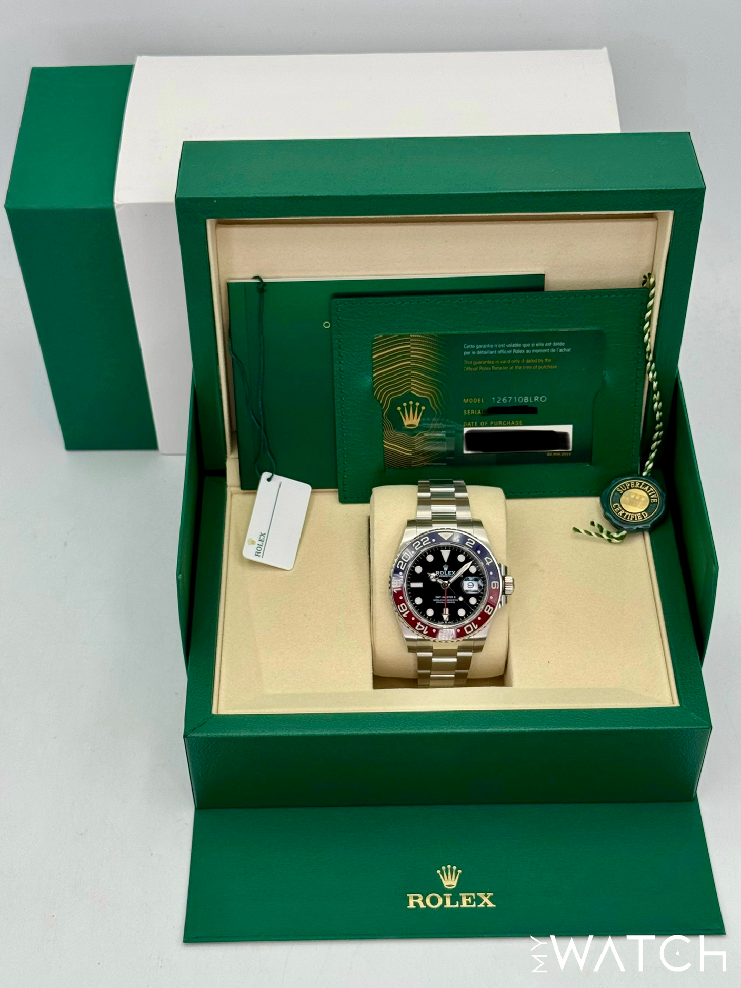NEW 2025 Rolex GMT-Master II "Pepsi" 40mm 126710BLRO Oyster