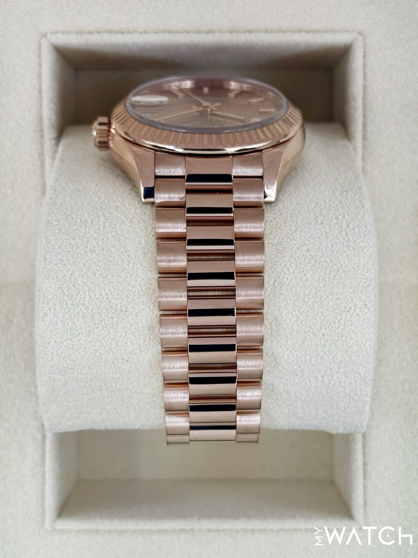 2023 Rolex Datejust 31mm 278275 Rose Gold Rose Dial