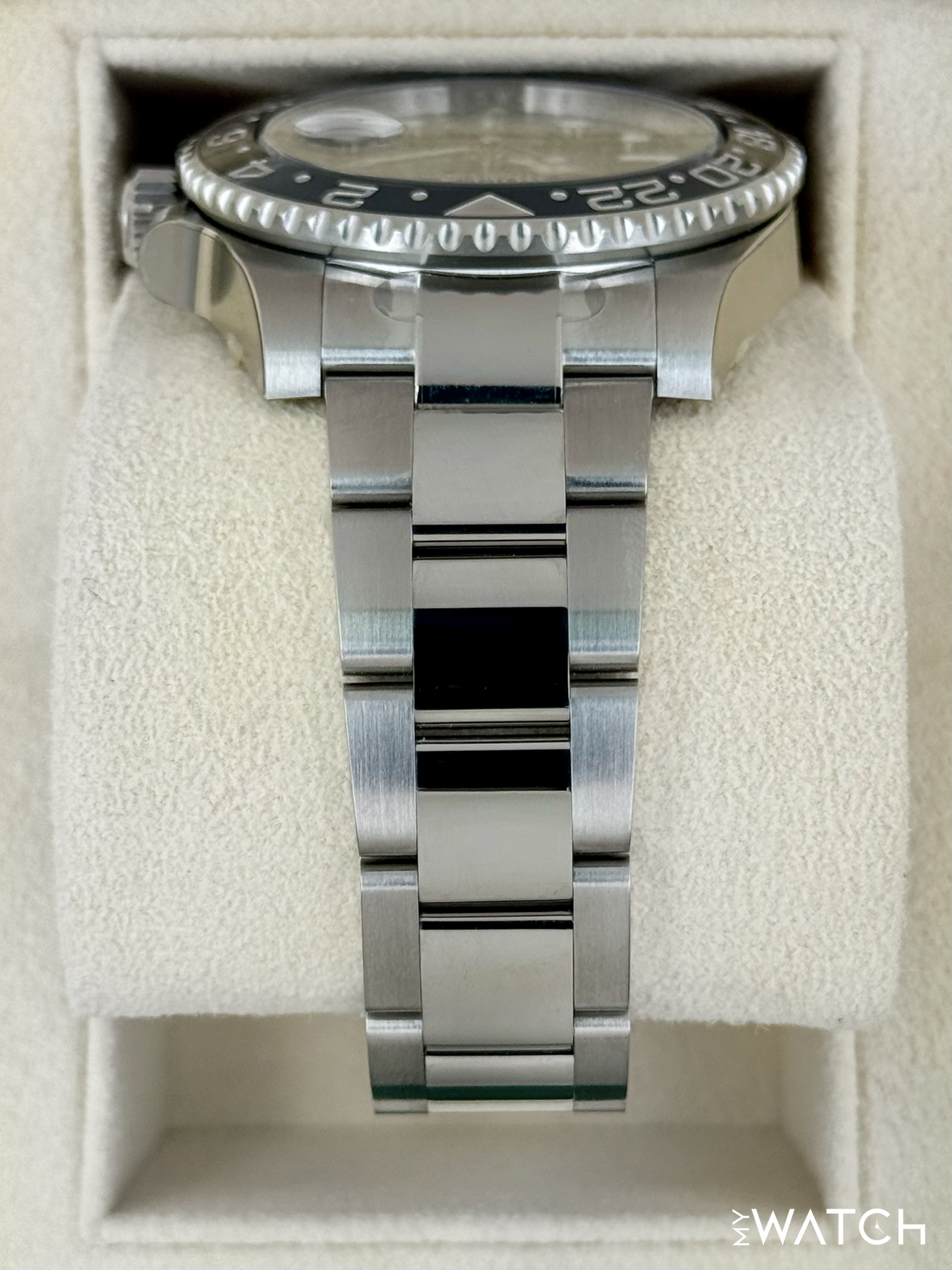 NEW OLD STOCK 2017 Rolex GMT-Master II 40mm 116710LN Stainless Steel Black Dial (STICKERED) - MyWatchLLC