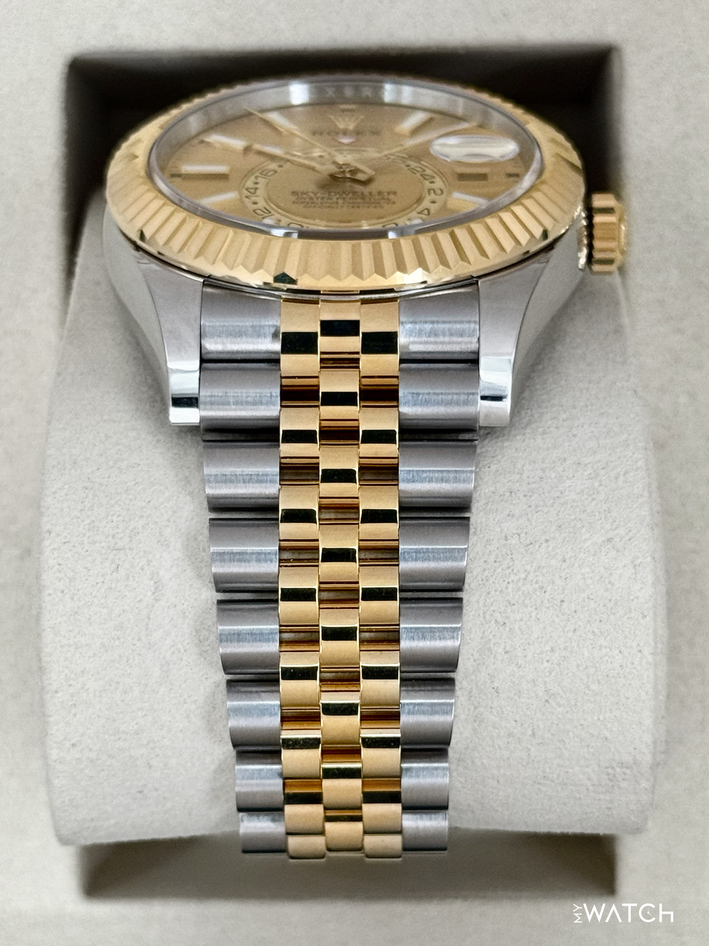 NEW 2025 Rolex Sky-Dweller 42mm 336933 Jubilee Champagne Dial - MyWatchLLC
