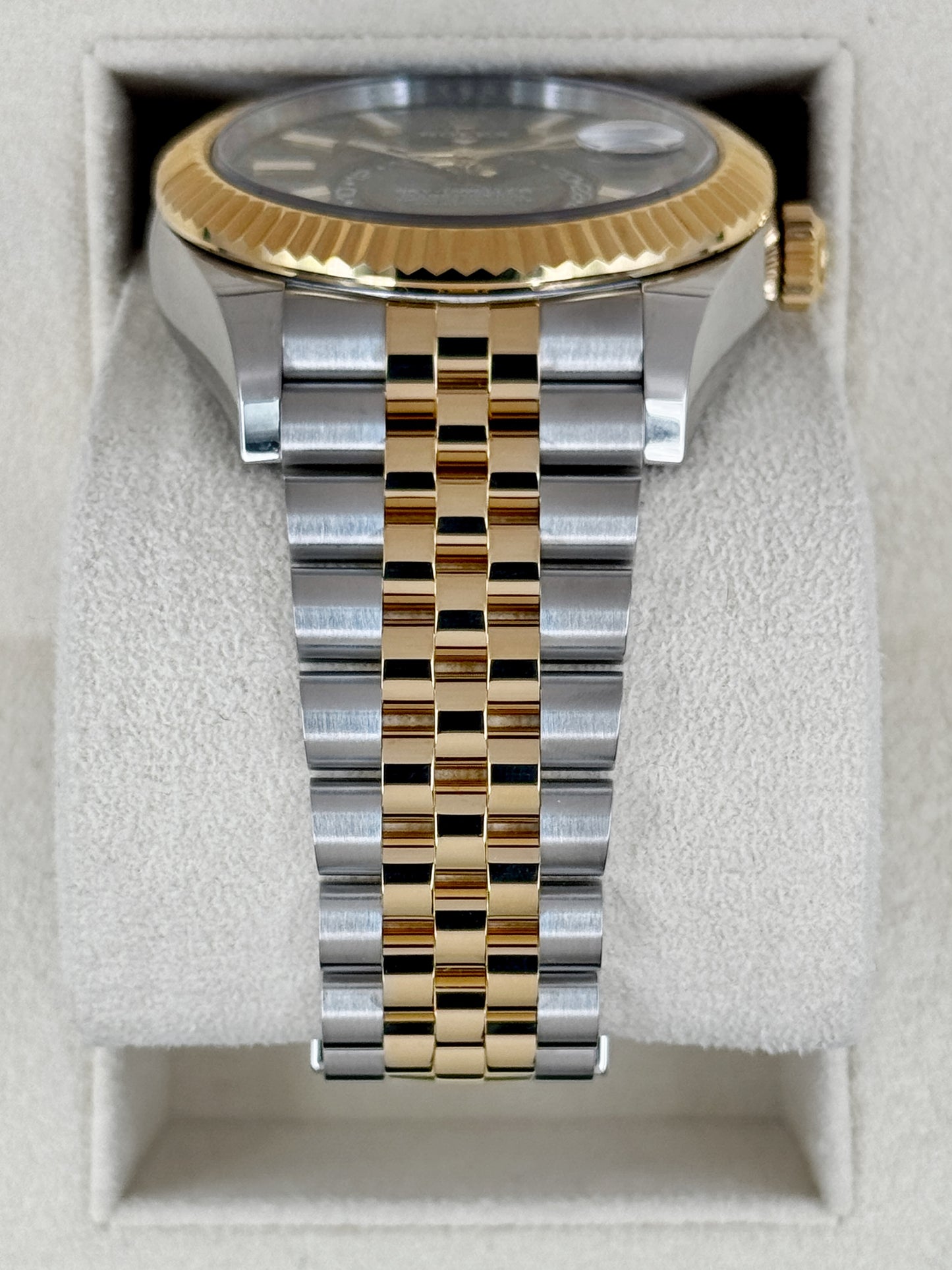2025 Rolex Sky-Dweller 42mm 336933 Two-Tone Jubilee Black Dial - MyWatchLLC