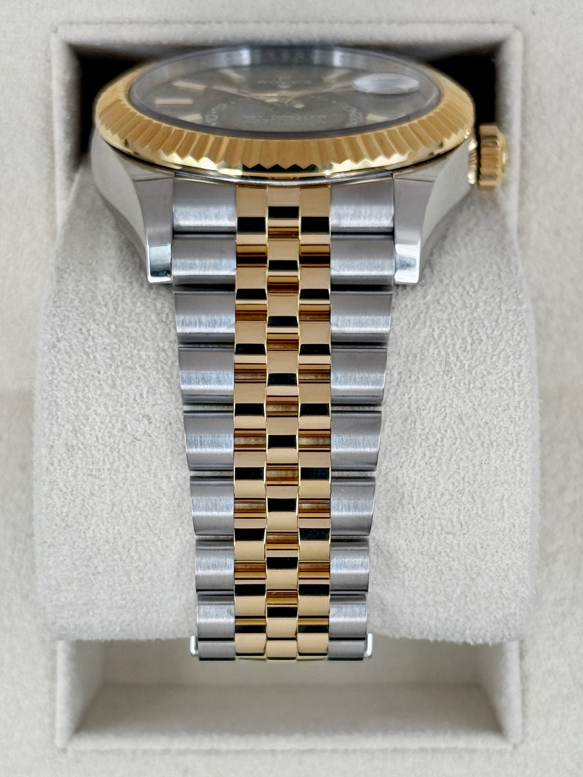 2025 Rolex Sky-Dweller 42mm 336933 Two-Tone Jubilee Black Dial - MyWatchLLC