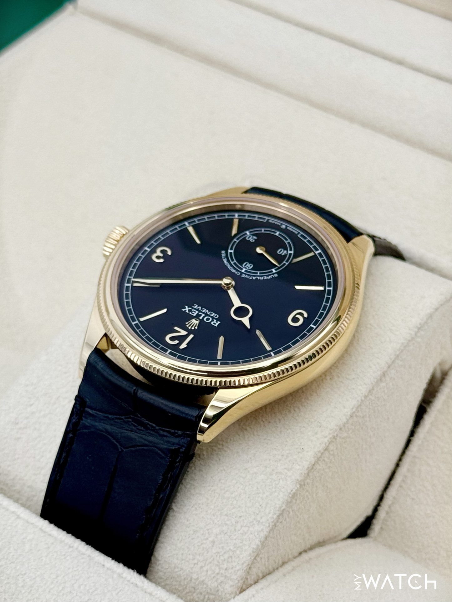 2025 Rolex 1908 39mm 52508 Yellow Gold Black Dial