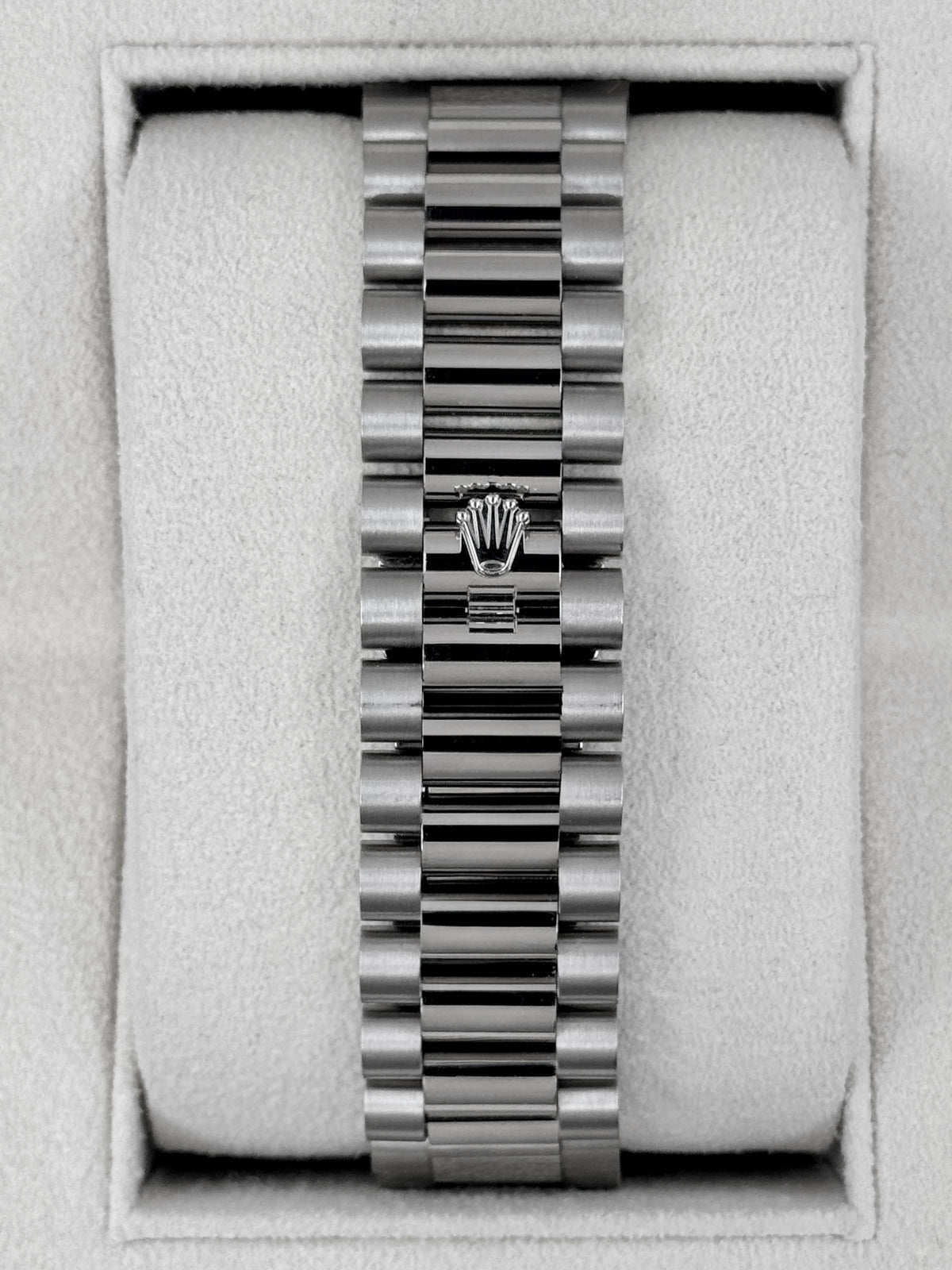 2023 Rolex Day-Date 40mm 228239 Presidential White Gold Meteorite Diamond Dial (CPO)