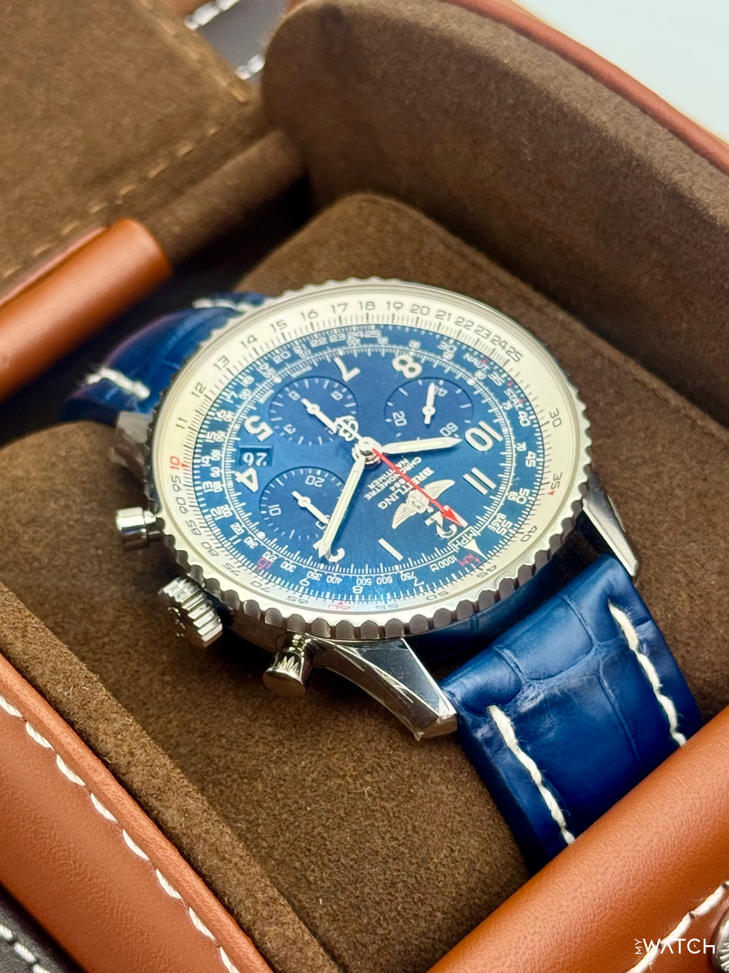 Breitling Navitimer 01 Limited Edition 43mm AB0121 Stainless Steel Blue Dial