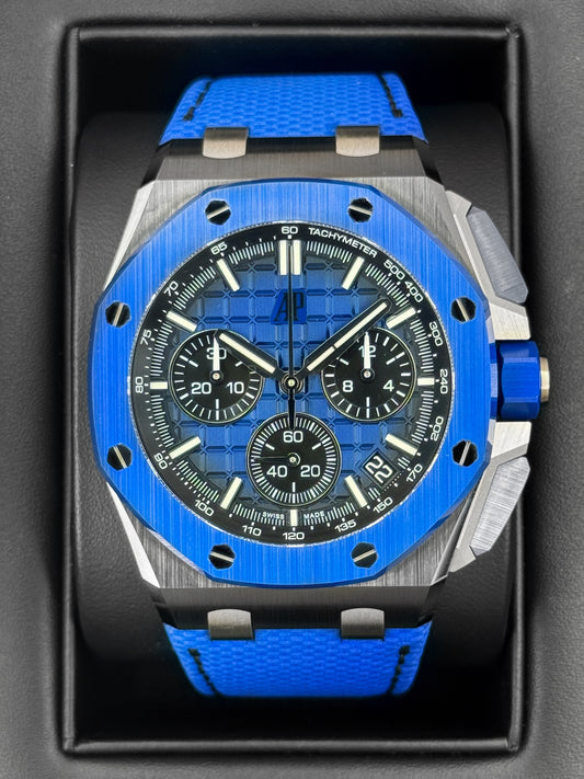 2024 Audemars Piguet Royal Oak Offshore Chrono 43mm 26420CE Ceramic Blue Dial