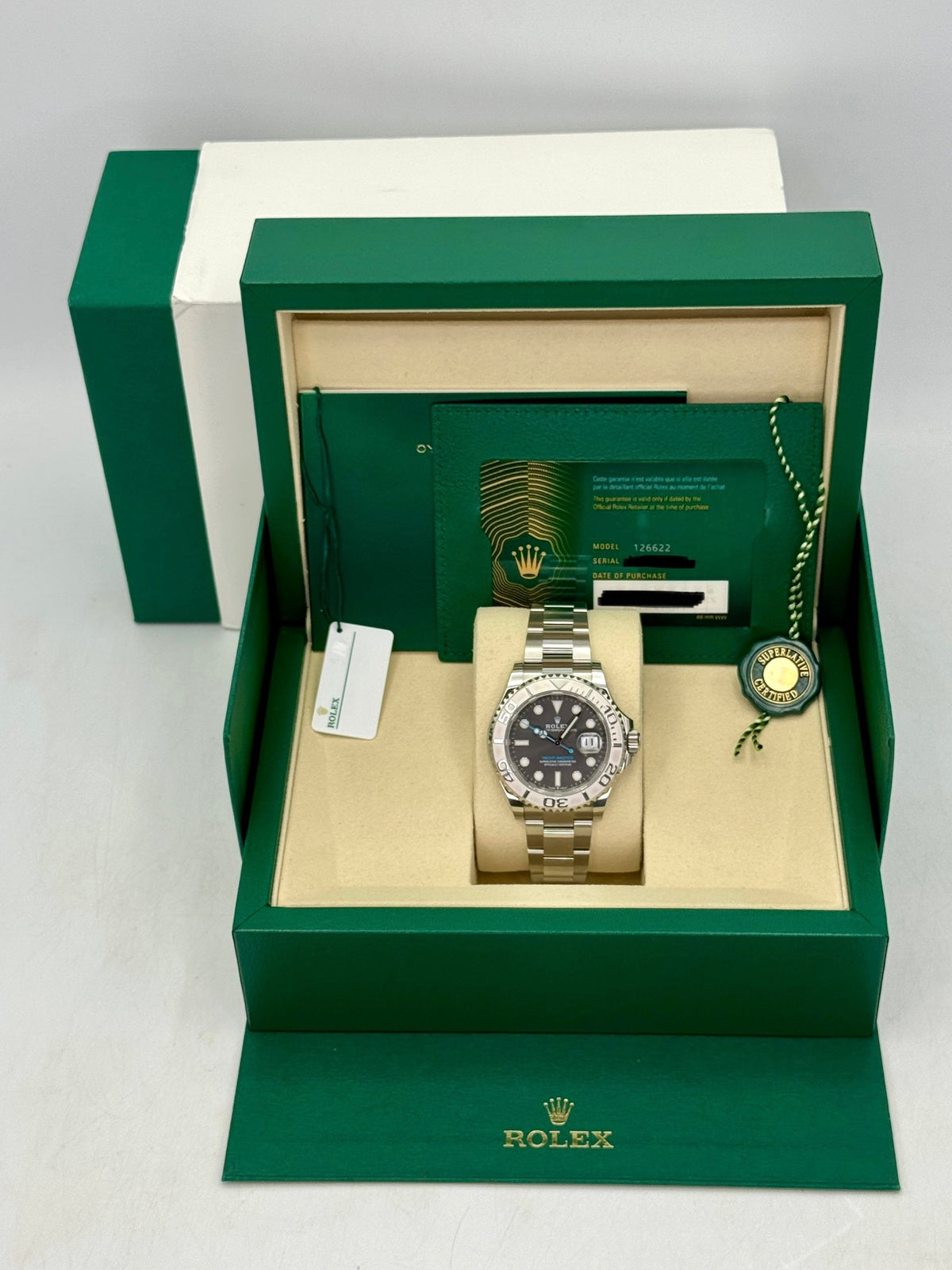 NEW 2026 Rolex Yacht-Master 40mm 126622 Stainless Steel Rhodium Dial - MyWatchLLC