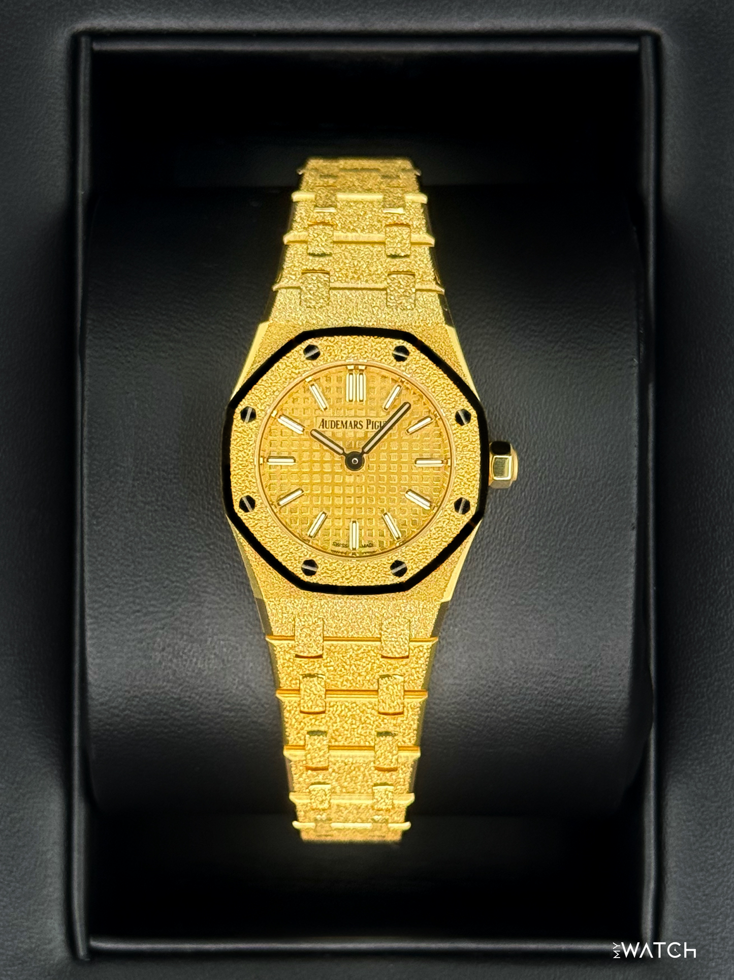 NEW 2026 Audemars Piguet Royal Oak Mini Frosted 23mm 67630BA Yellow Gold Dial - MyWatchLLC