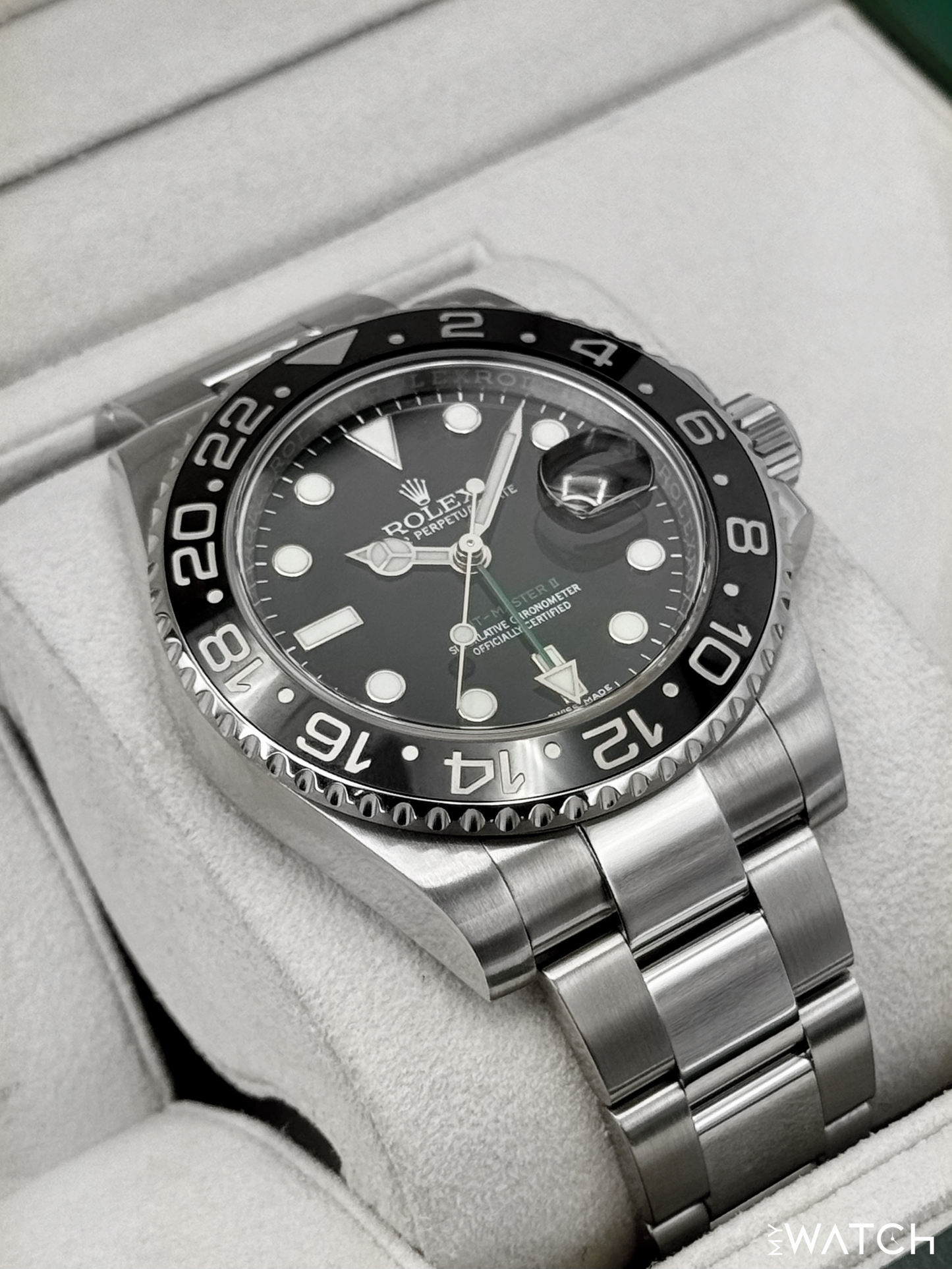 2015 Rolex GMT-Master II 40mm 116710LN Stainless Steel Black Dial - MyWatchLLC