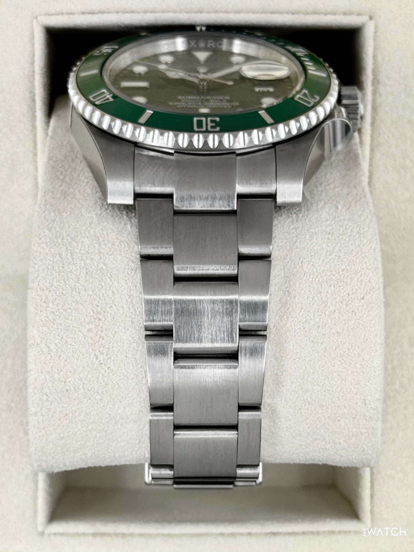 2016 Rolex Submariner “Hulk” 40mm 116610LV Green Dial (STICKERED) - MyWatchLLC