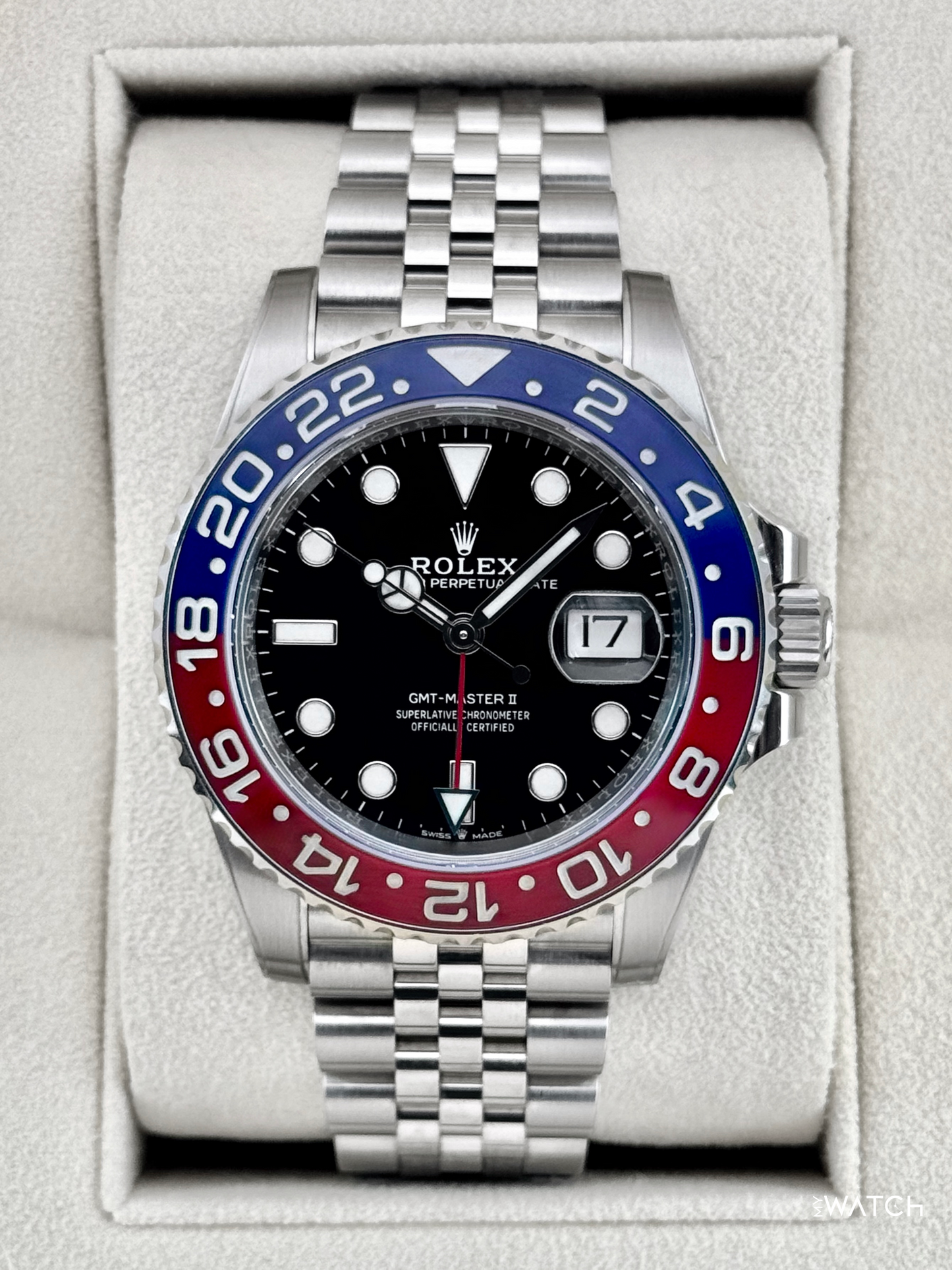 2020 Rolex GMT-Master II "Pepsi" 40mm 126710BLRO Jubilee (STICKERED) - MyWatchLLC