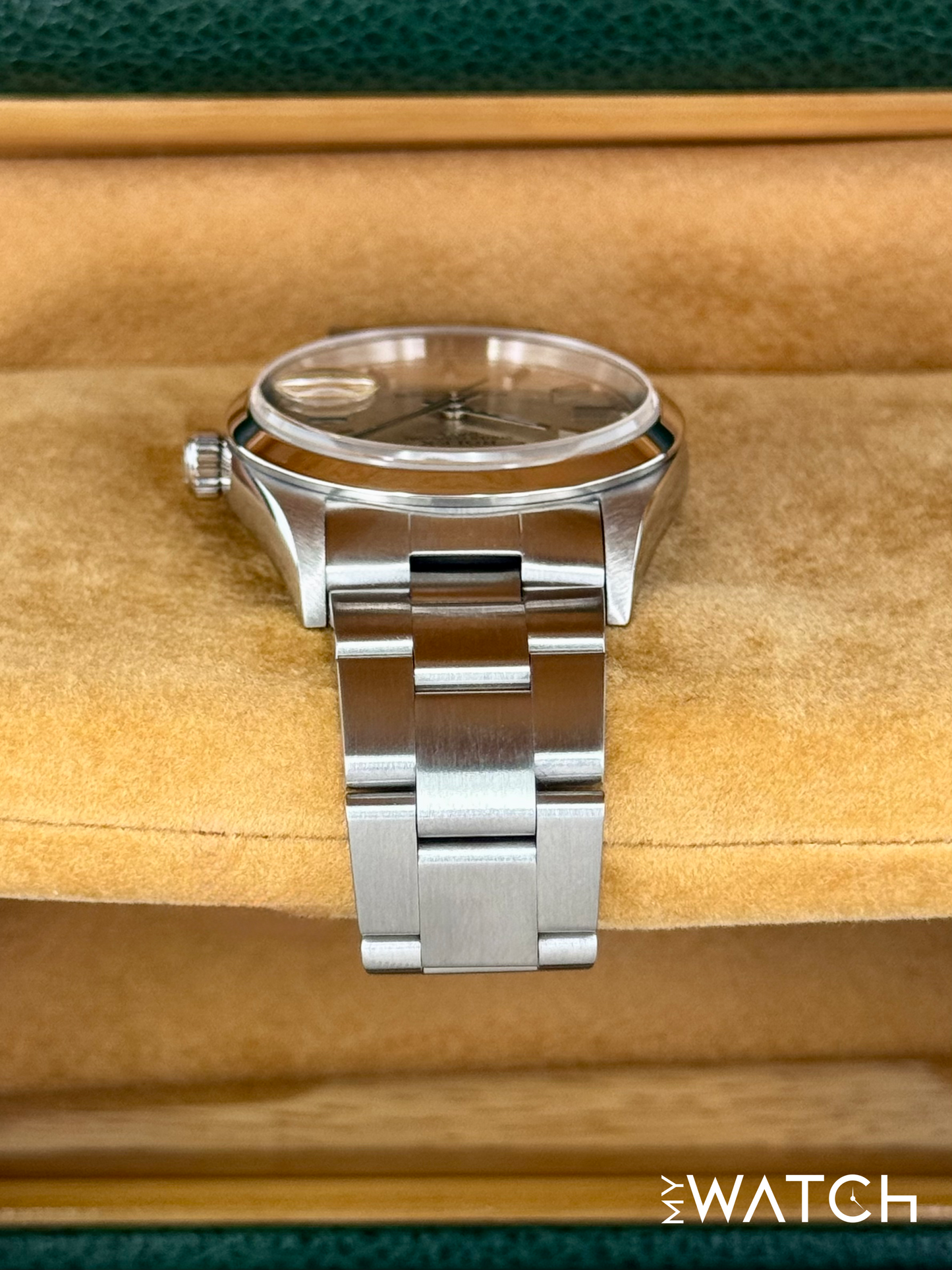 2001 Rolex Oyster Perpetual Date 34mm 15200 Stainless Steel Silver Dial