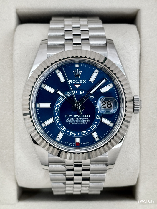 2025 Rolex Sky-Dweller 42mm 336934 Jubilee Blue Dial - MyWatchLLC