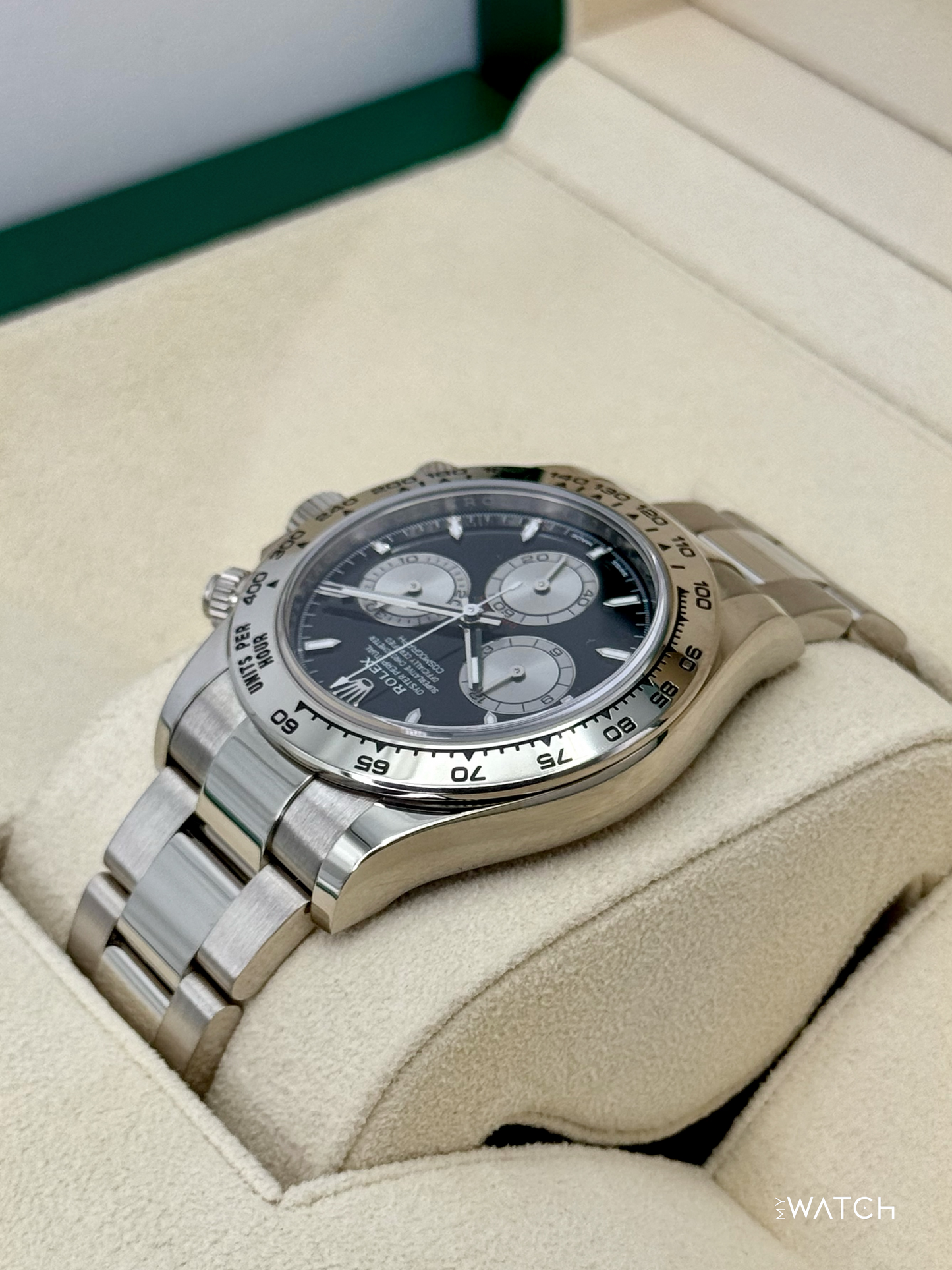 2024 Rolex Daytona 40mm 126509 White Gold Black Dial
