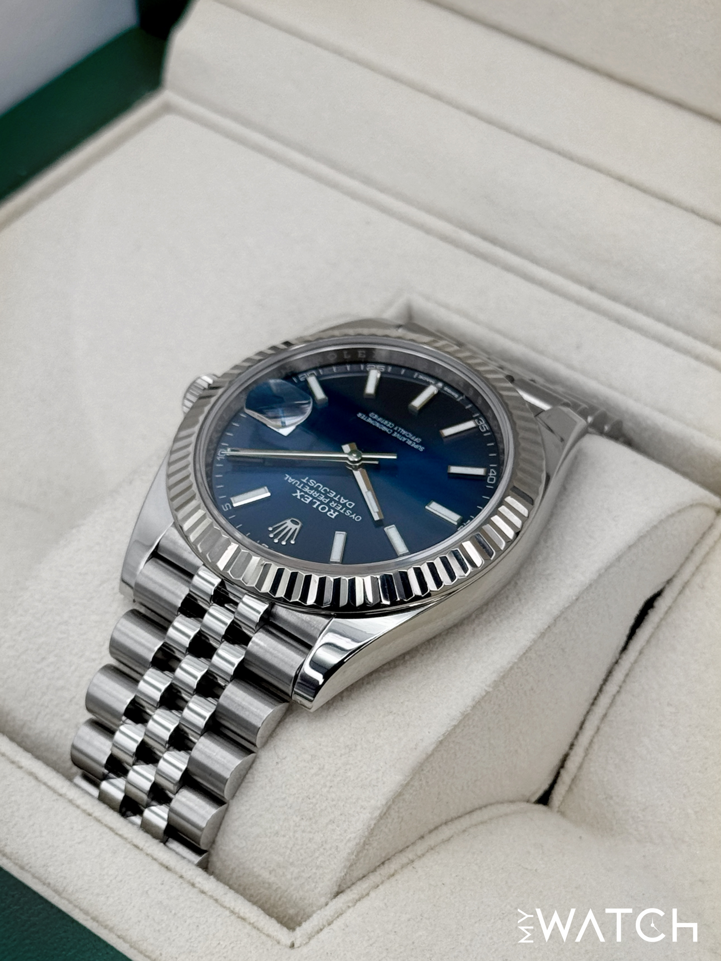 2023 Rolex Datejust 41mm 126334 Stainless Steel Jubilee Blue Dial