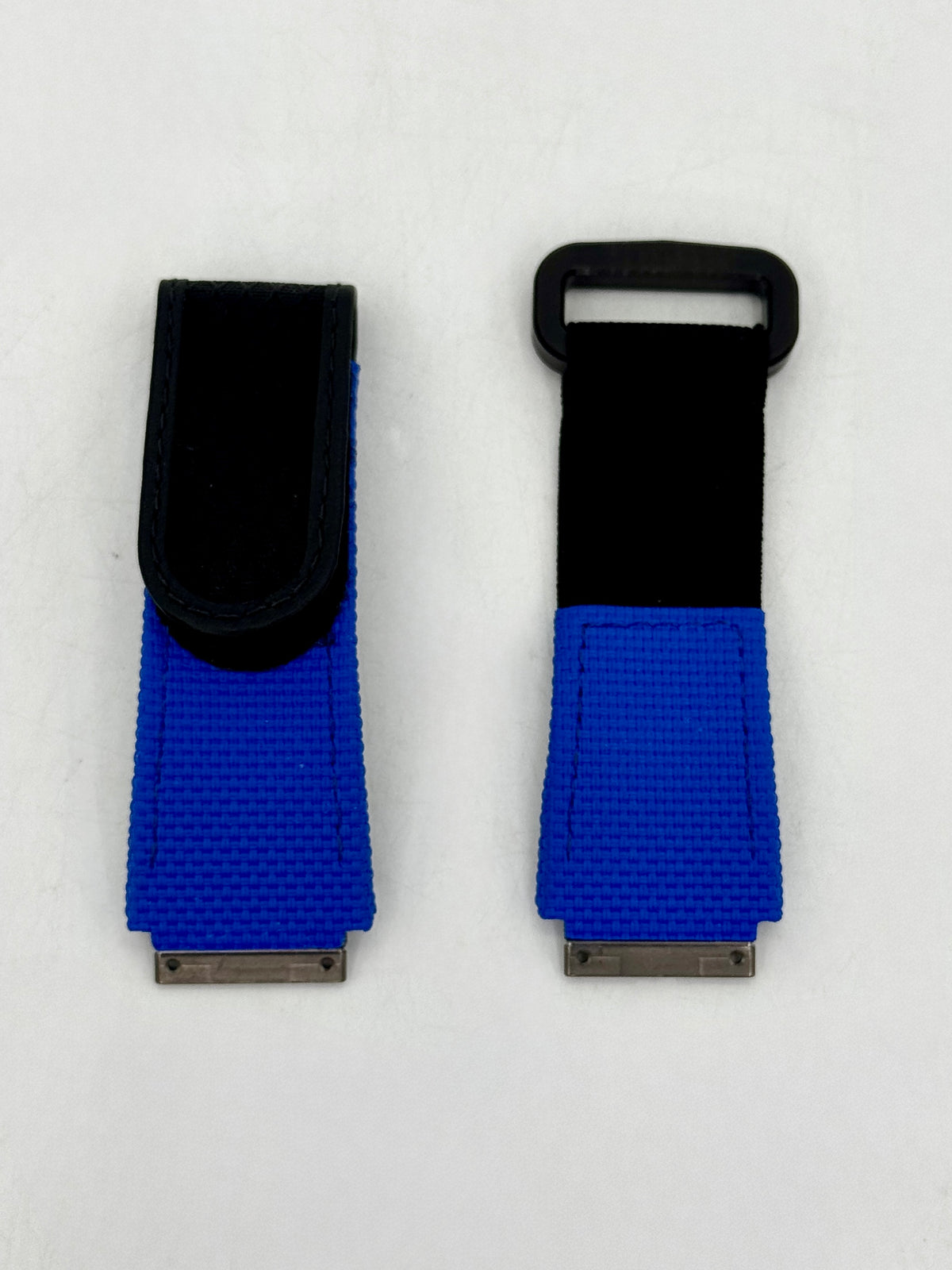 Richard Mille RM10 Velcro Watch Strap Rubber Sailcloth Pattern - Blue