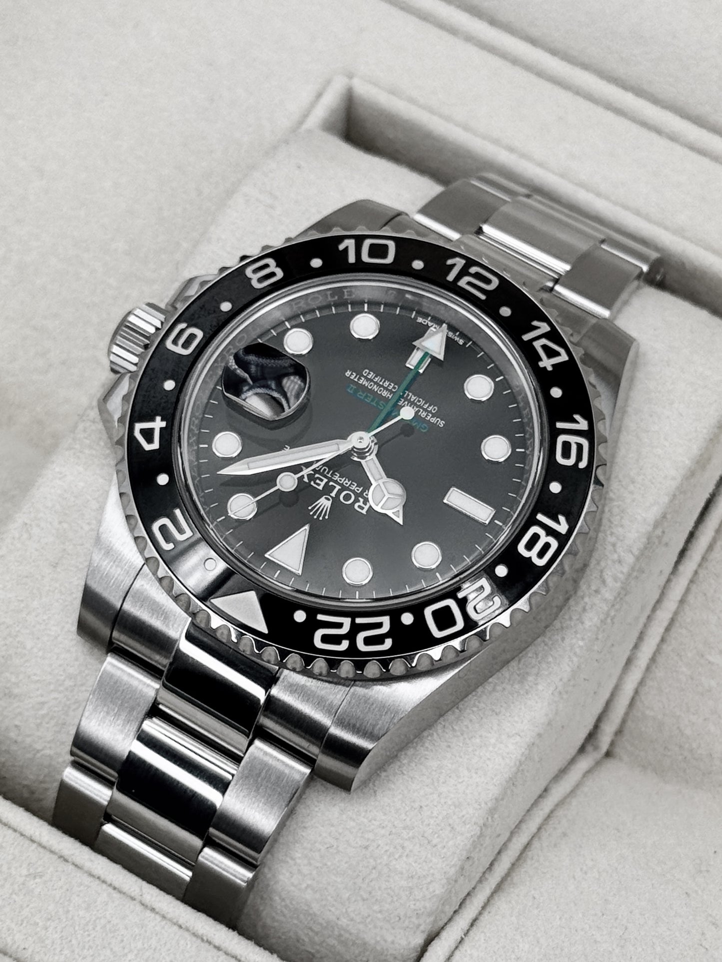 2019 Rolex GMT-Master II 40mm 116710LN Stainless Steel Black Dial