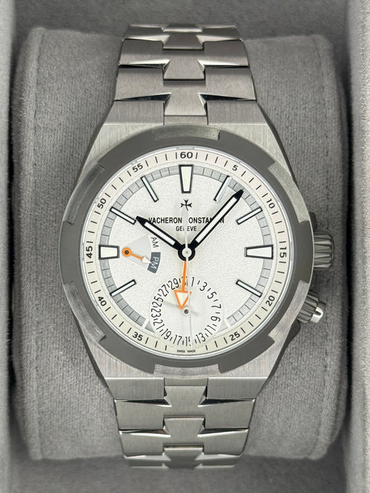 NEW 2026 Vacheron Constantin Overseas Dual Time 41mm 7930V Titanium White Dial - MyWatchLLC