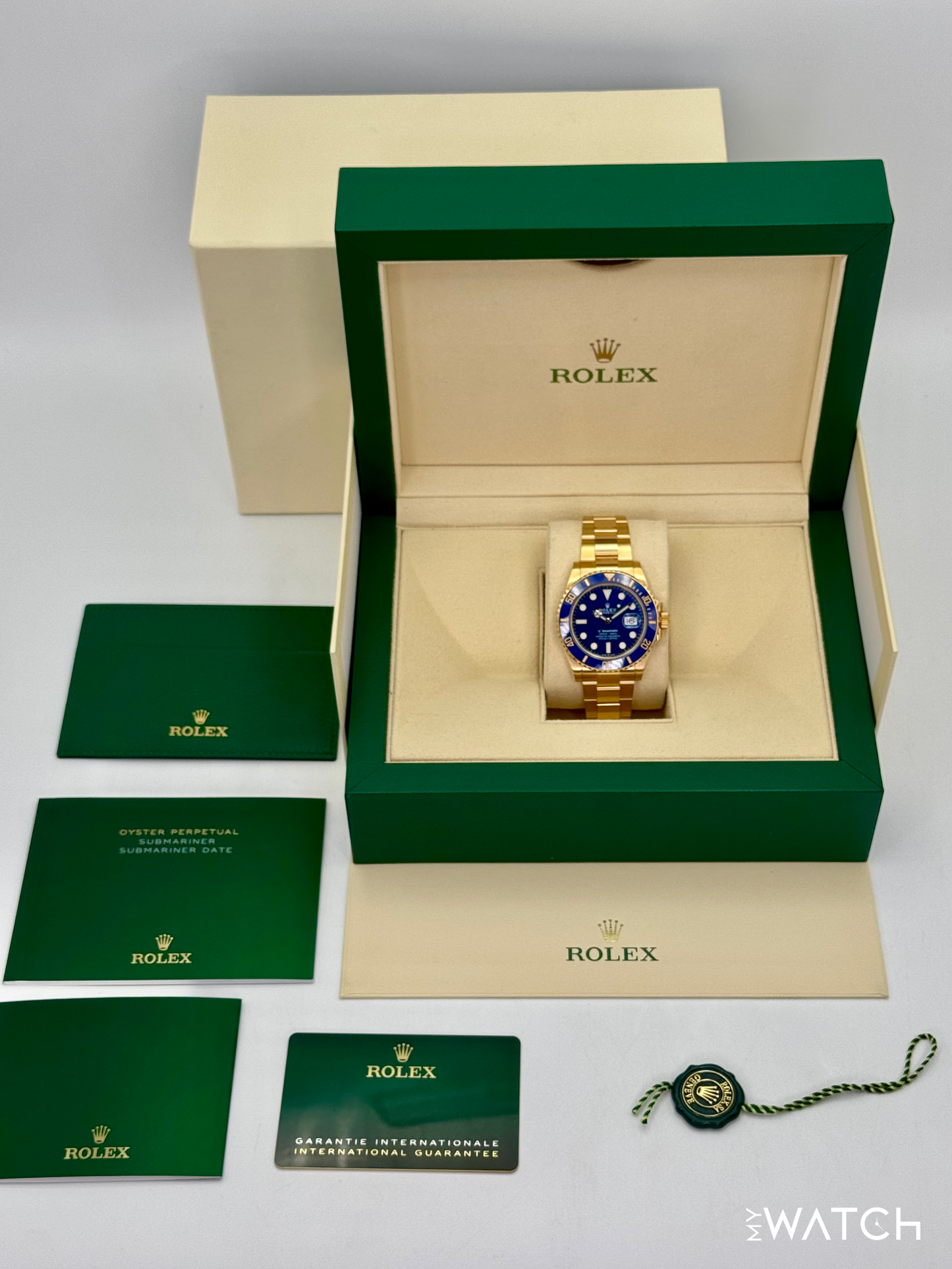 2024 Rolex Submariner "Bluesy" 41mm 126618LB Yellow Gold Blue Dial