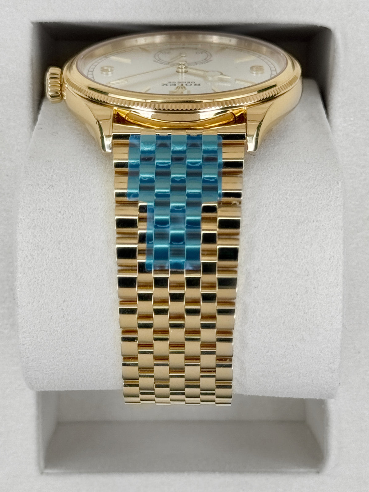 NEW 2026 Rolex 1908 39mm 52508 Yellow Gold Settimo Bracelet White Dial (STICKERED)