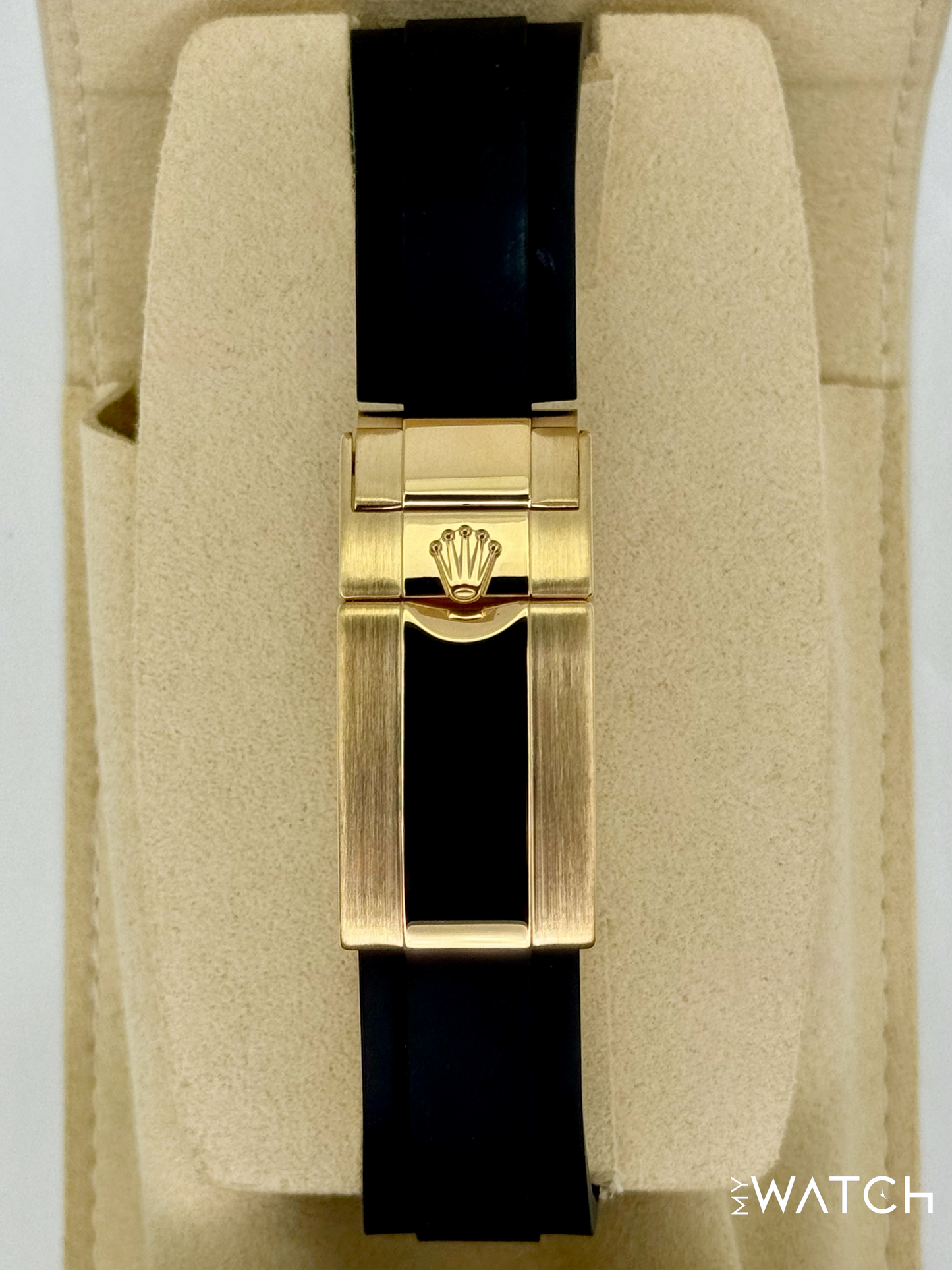 2025 CPO Rolex Daytona 40mm 116518LN Yellow Gold Oysterflex Black Dial (CPO)