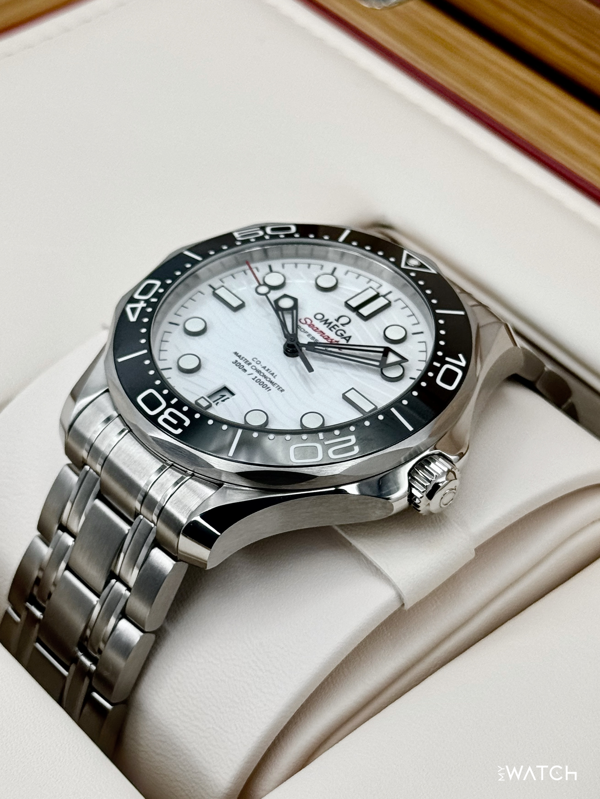 NEW 2026 Omega Seamaster 42mm 210.30.42.20.04.001 Stainless Steel White Dial - MyWatchLLC