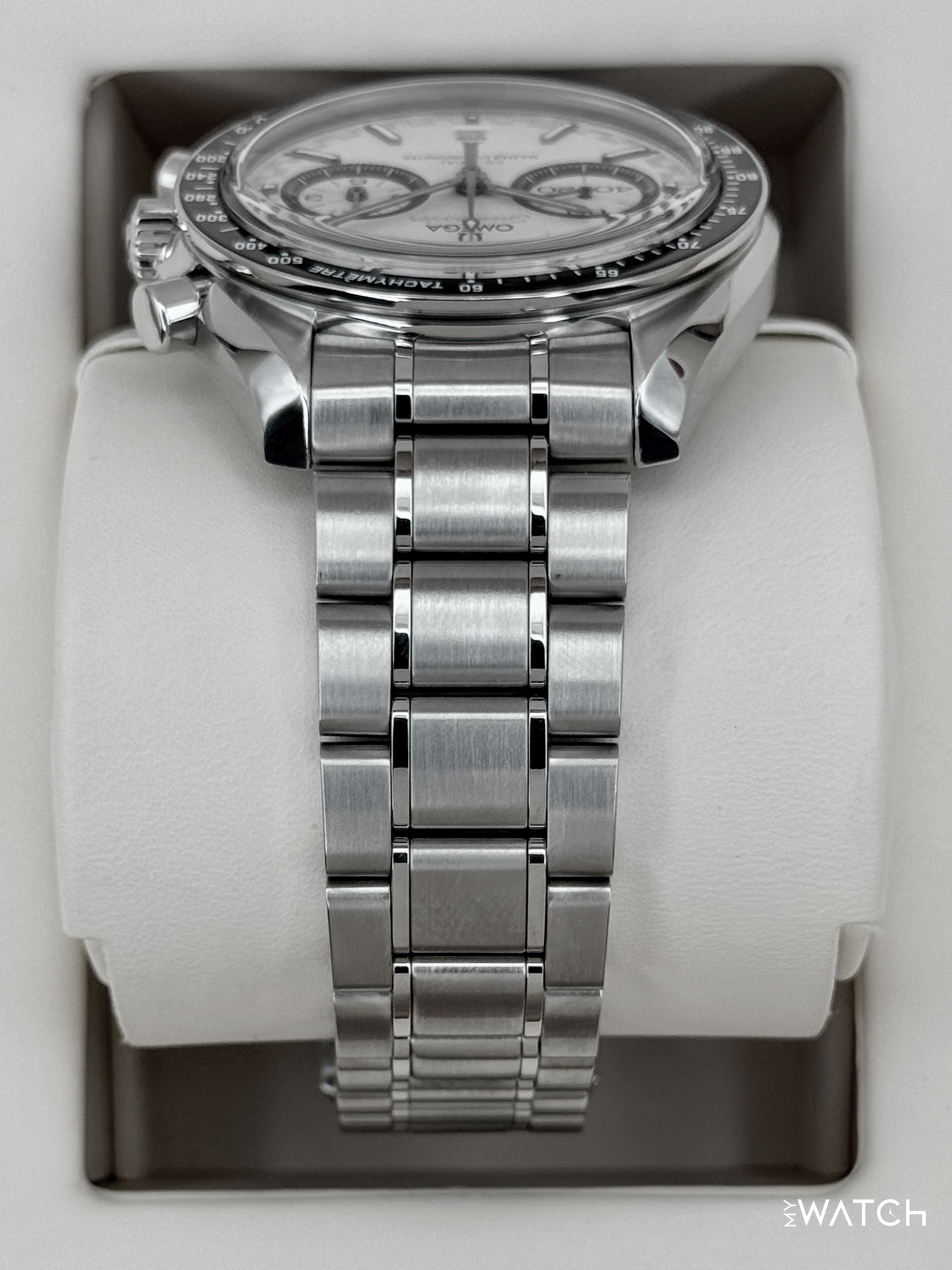 2019 Omega Speeedmaster Racing 44.2mm 329.30.44.51.04.001 White Dial - MyWatchLLC