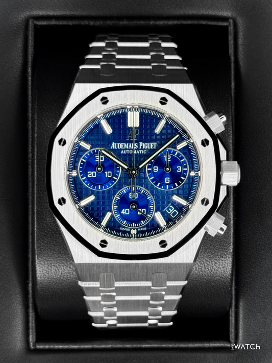 NEW 2021 Audemars Piguet  Royal Oak 41mm 26239BC Blue Dial - MyWatchLLC