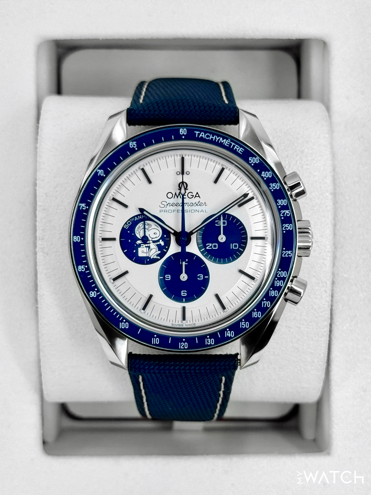 NEW 2026 Omega Speedmaster Silver Snoopy Award 310.32.42.50.02.001 - MyWatchLLC