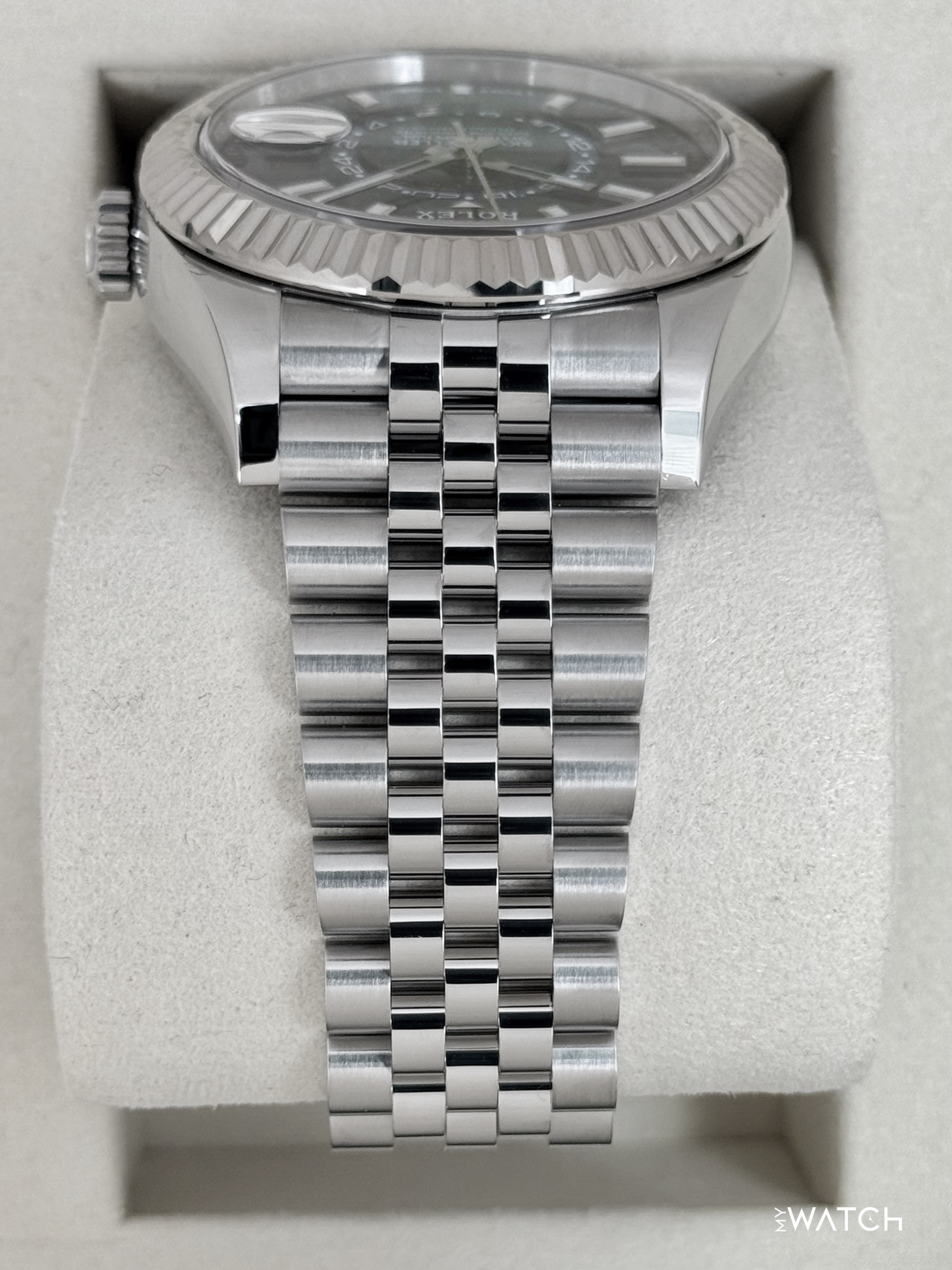 2025 Rolex Sky-Dweller 42mm 336934 Jubilee Blue Dial - MyWatchLLC