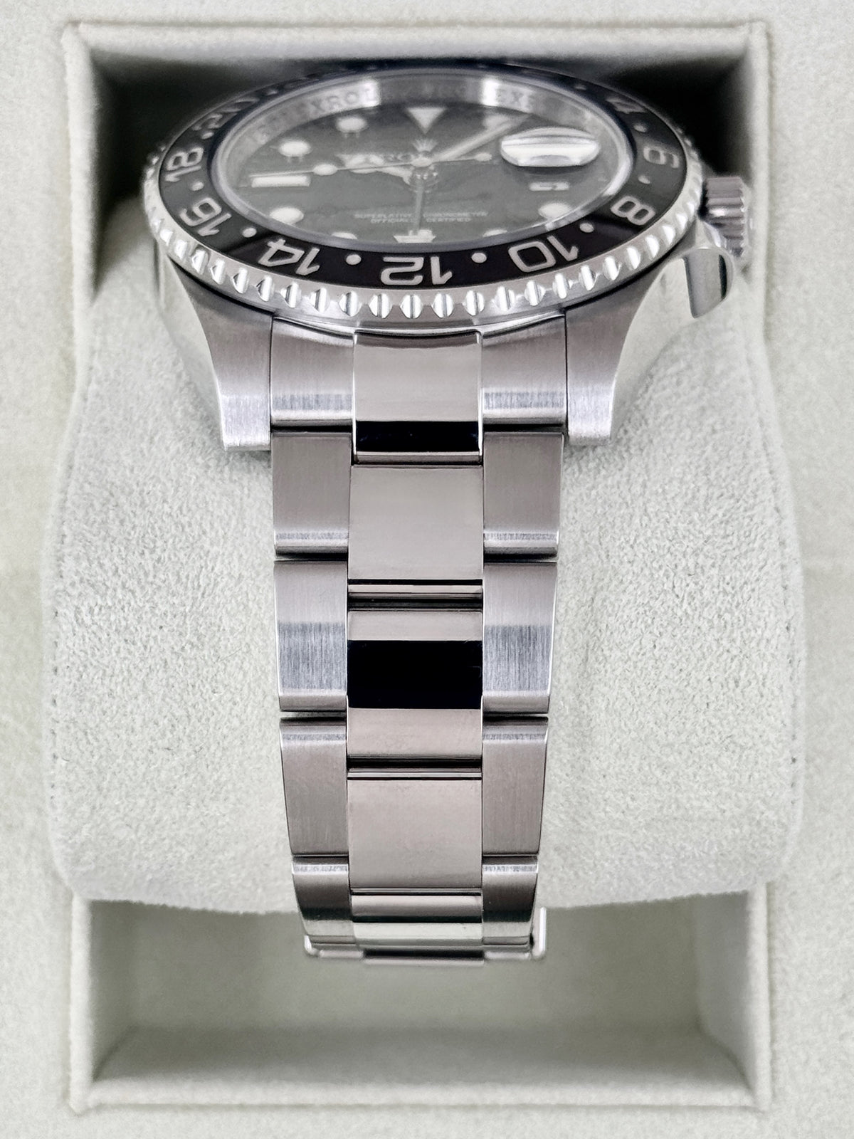 2007 Rolex GMT-Master II 40mm 116710LN Stainless Steel Black Dial (Rolex Service Card)