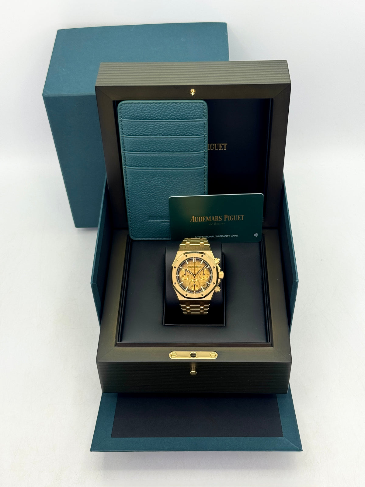 NEW 2026 Audemars Piguet Royal Oak Chronograph 41mm 26240BA Gold Dial