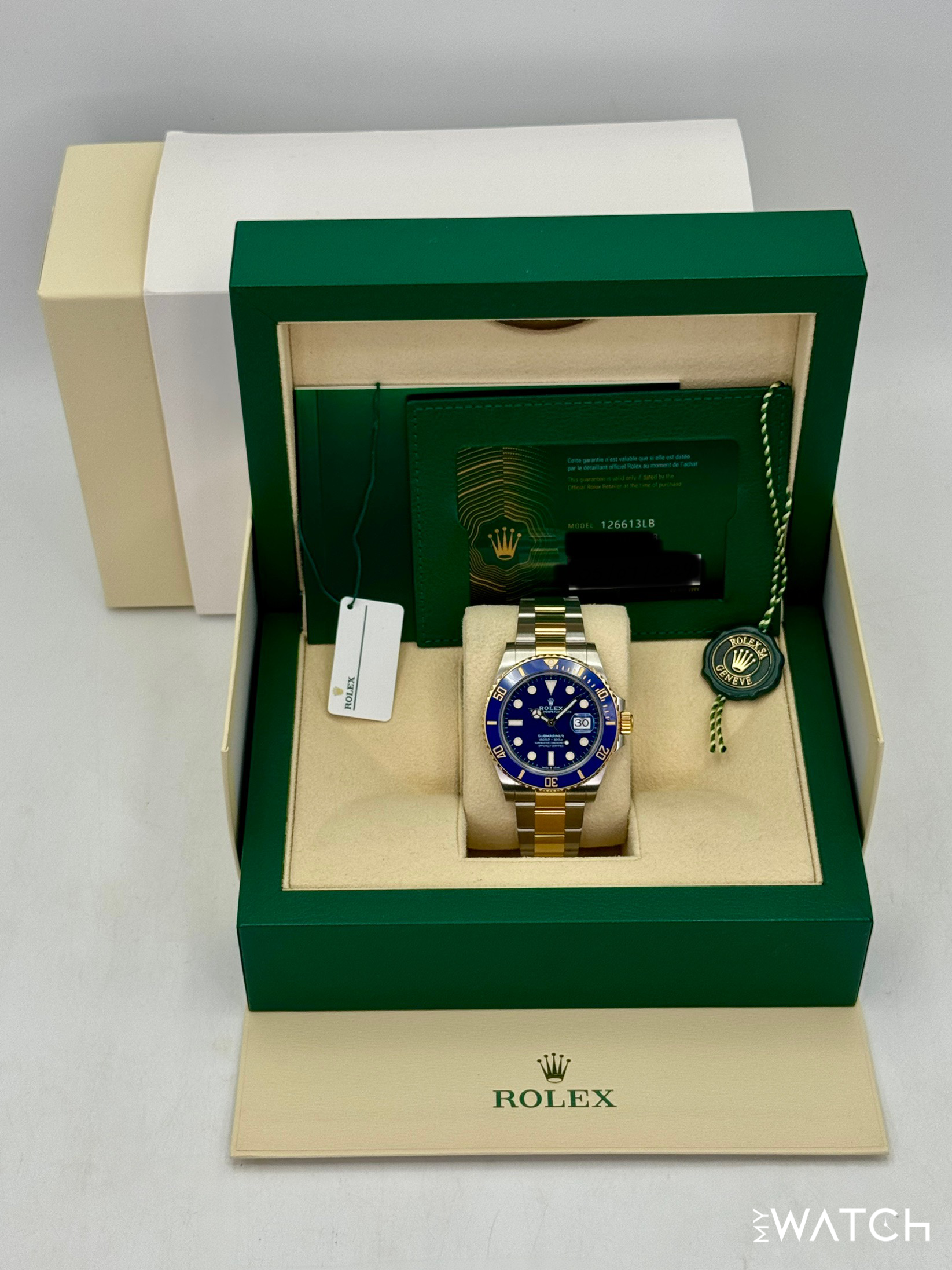 2024 Rolex Submariner "Bluesy" 41mm 126613LB Two-Tone Blue Dial - MyWatchLLC