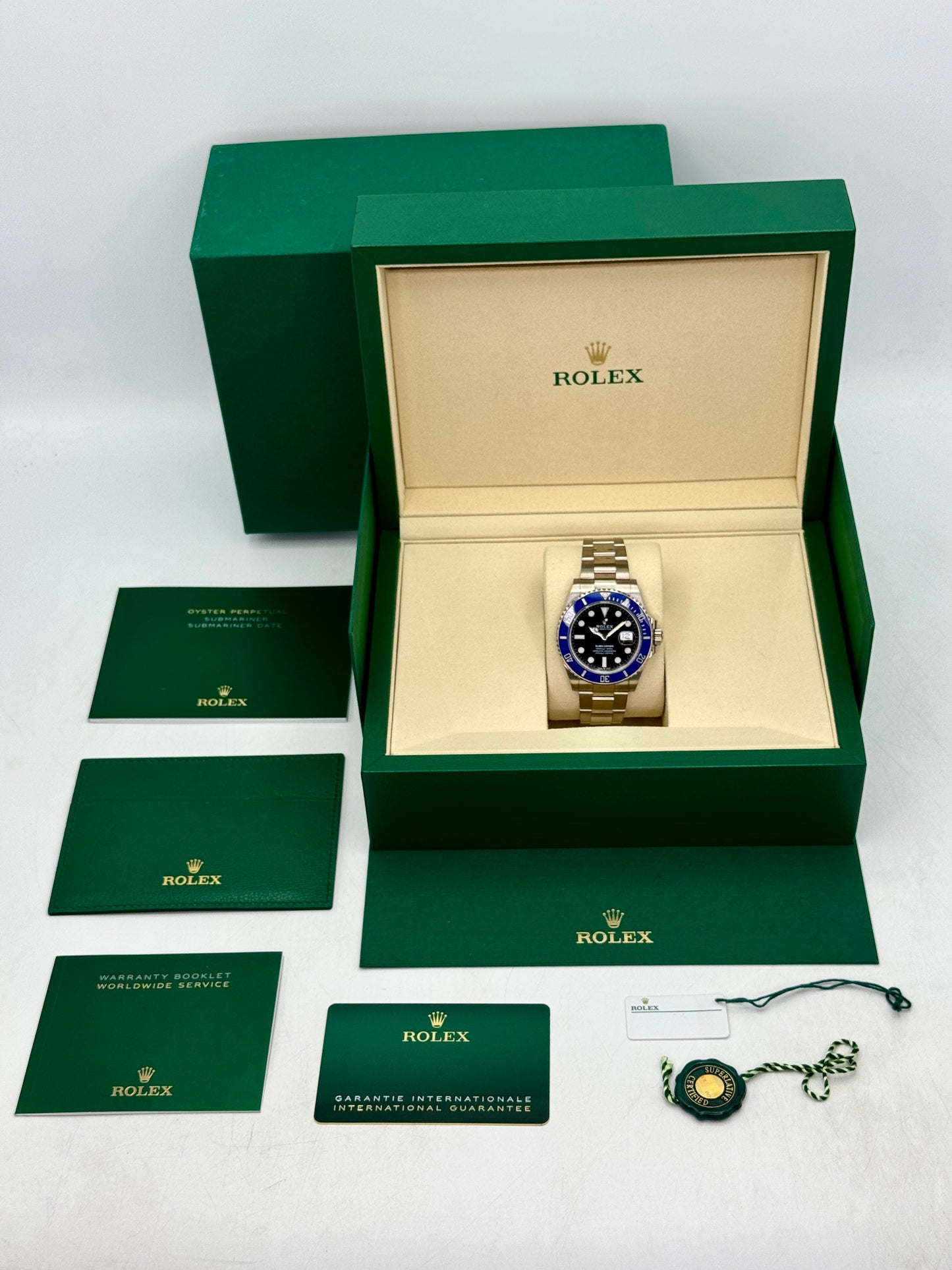 2025 Rolex Submariner Cookie Monster 41mm 126619LB White Gold Black Dial