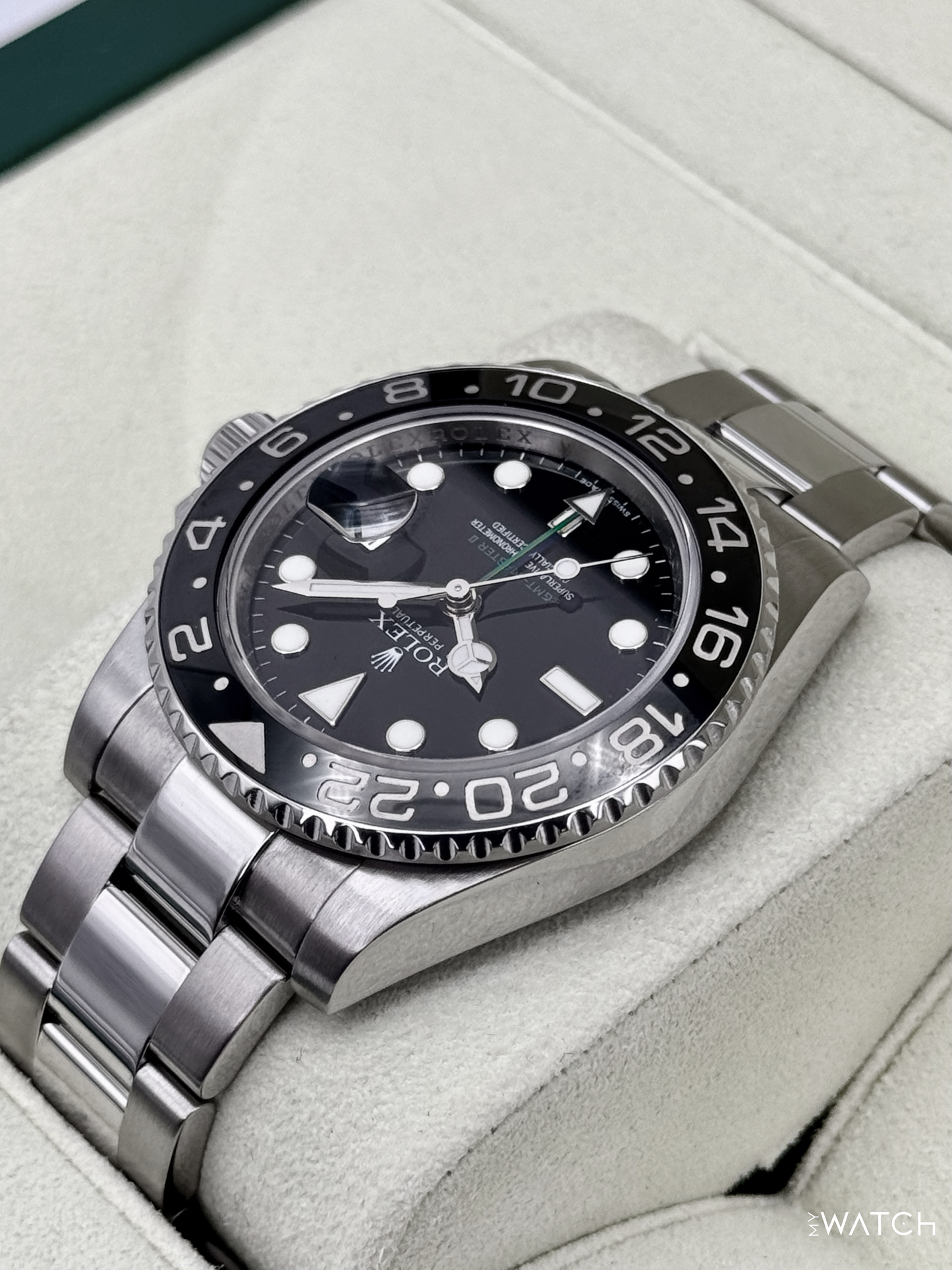 2008 Rolex GMT-Master II 40mm 116710LN Stainless Steel Black Dial - MyWatchLLC